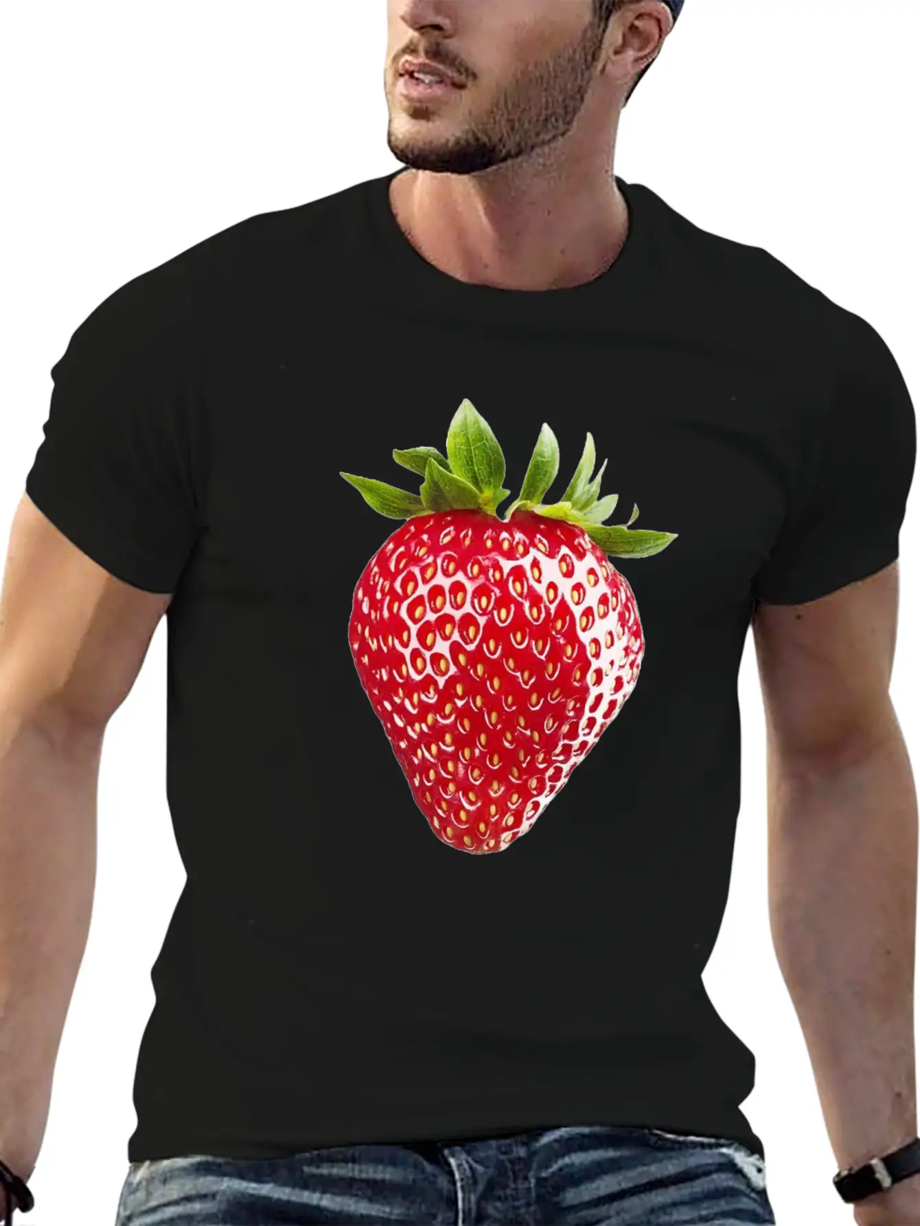 🍓 Strawberry Collection 🍓 Unisex Casual T-Shirt – Clean Design For Daily Comfort