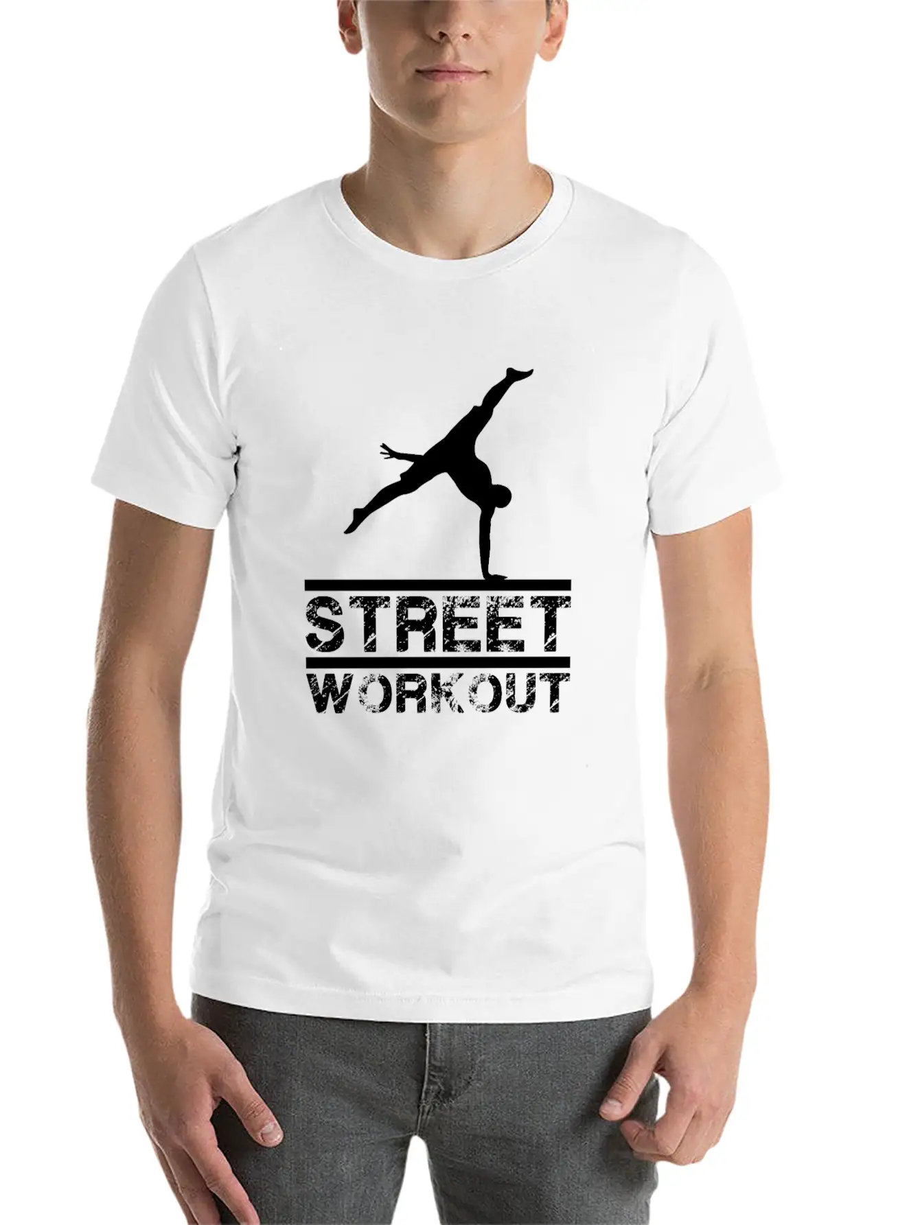 Street Workout Essential Cotton Tee For Daily Outfits – Unisex Style