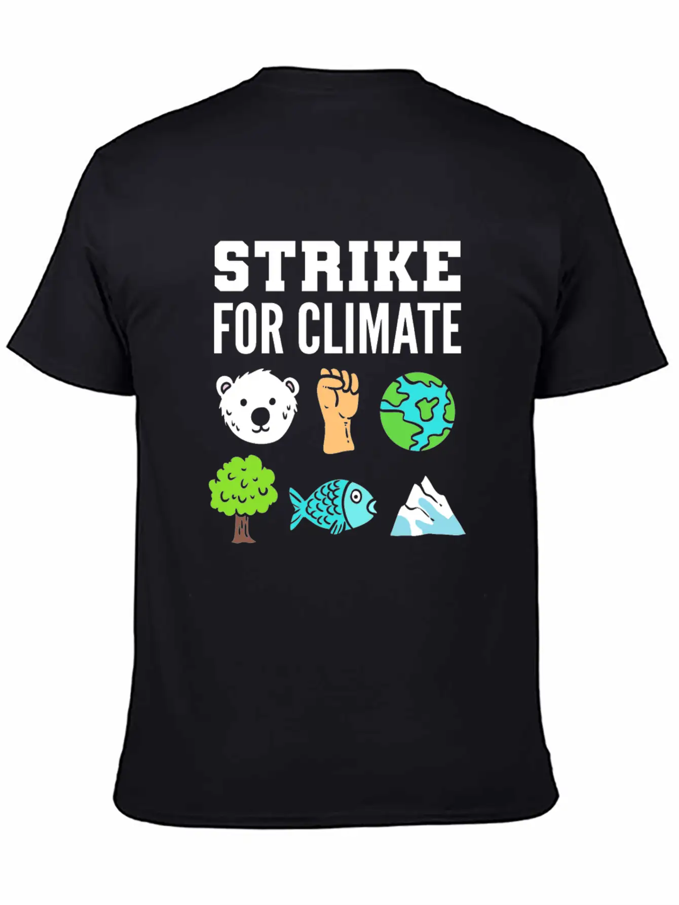 Strike For Climate Eco-Friendly Advocates Gift Essential Cotton Tee For Daily Outfits – Unisex Style