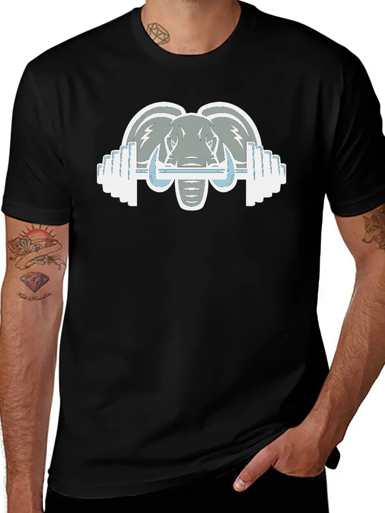 Strong Elephant Essential Cotton Tee For Daily Outfits – Unisex Style