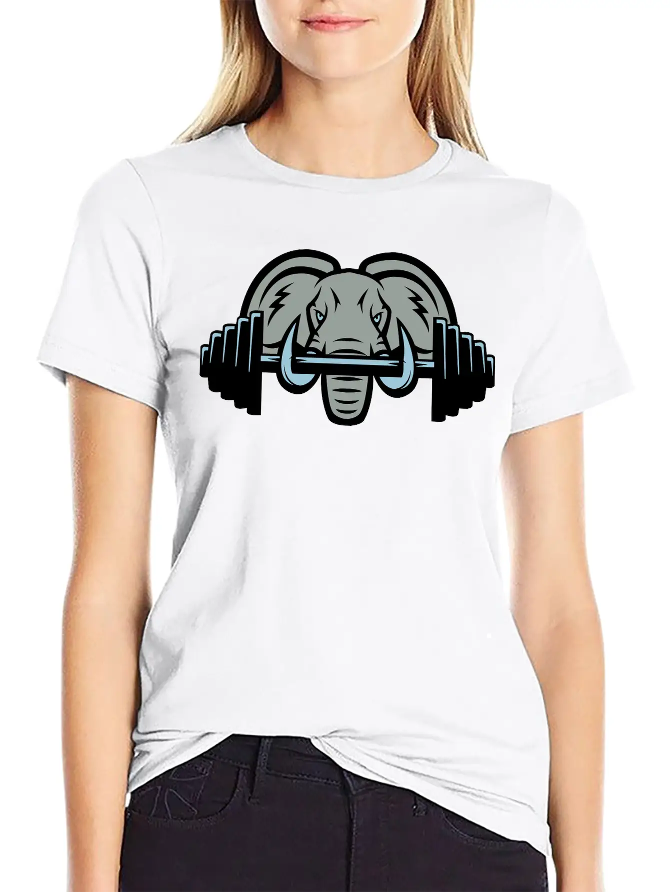 Strong Elephant Essential Cotton Tee For Daily Outfits – Unisex Style