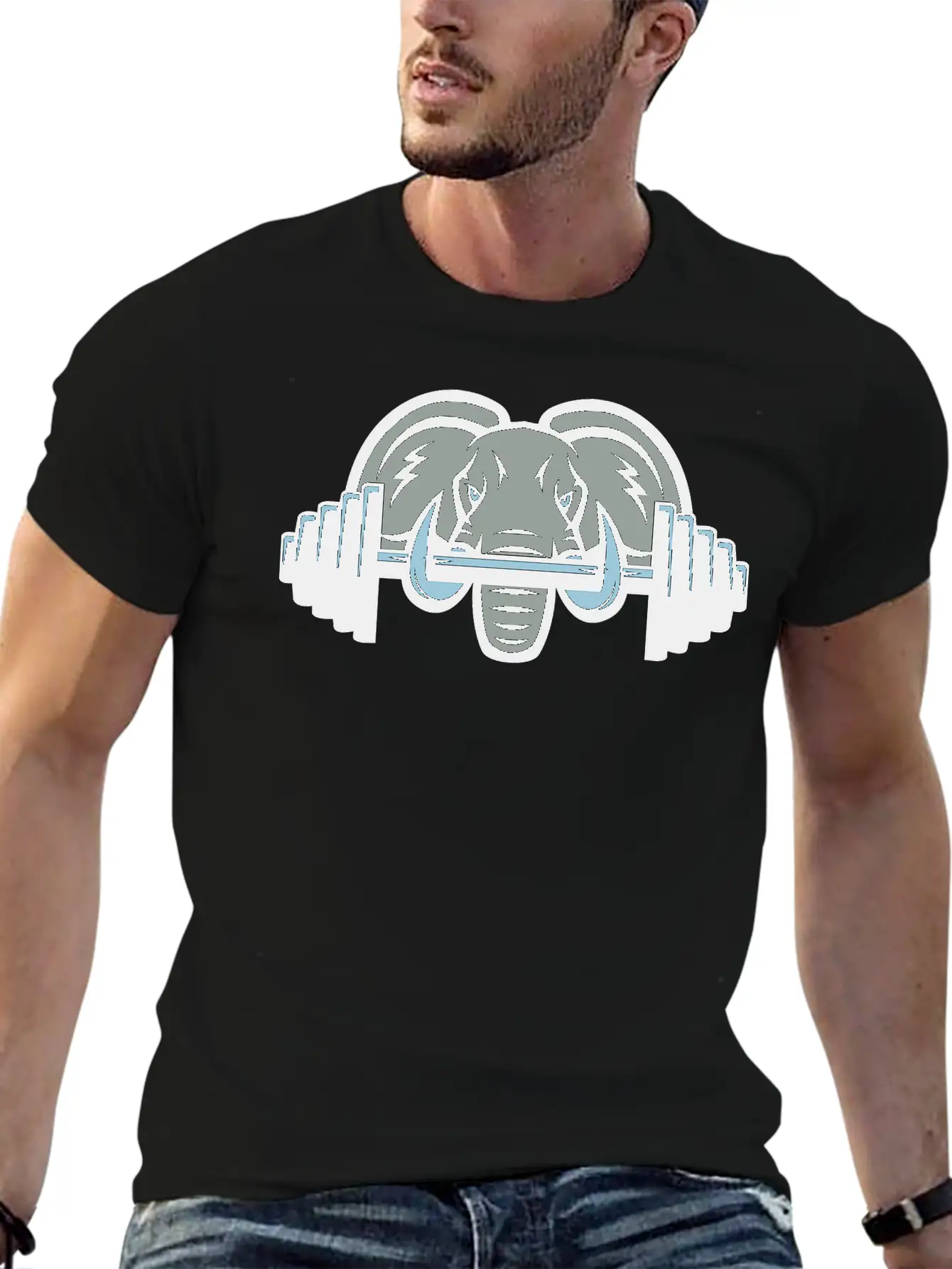 Strong Elephant Essential Cotton Tee For Daily Outfits – Unisex Style