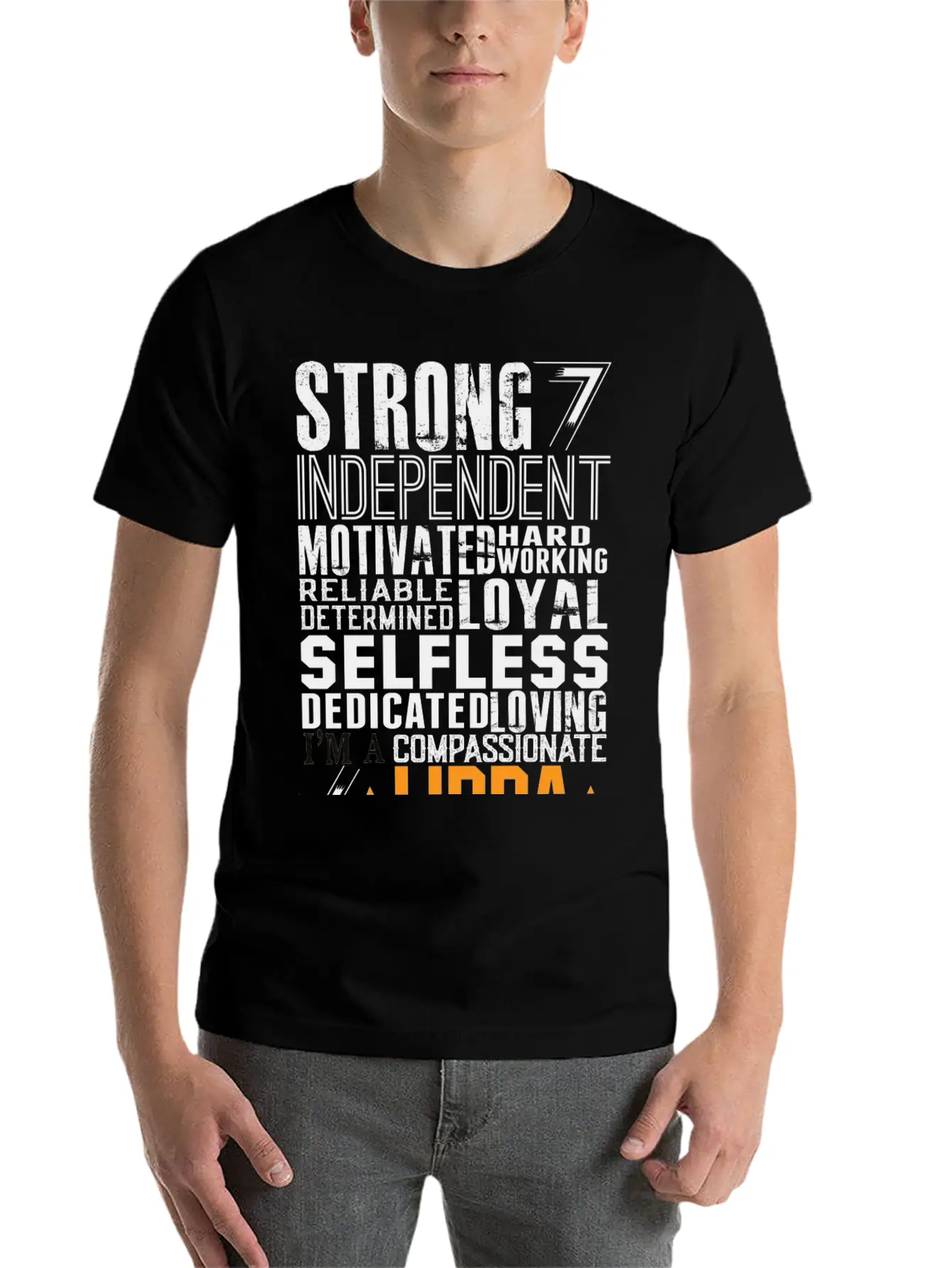 Strong Independent Motivated Libra Lightweight Cotton T-Shirt – Daily Comfort Graphic Shirt