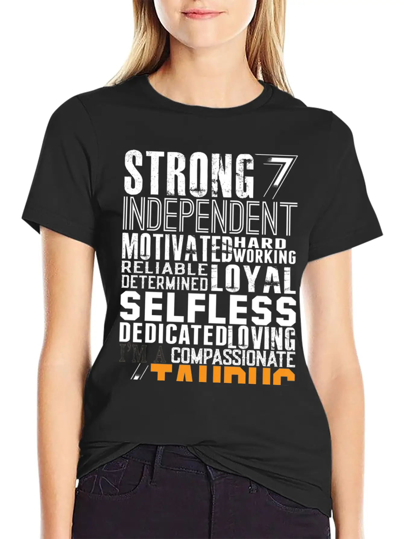 Strong Independent Motivated Taurus Classic Fit Graphic Tee For Daily Comfort – Unisex Cotton Shirt