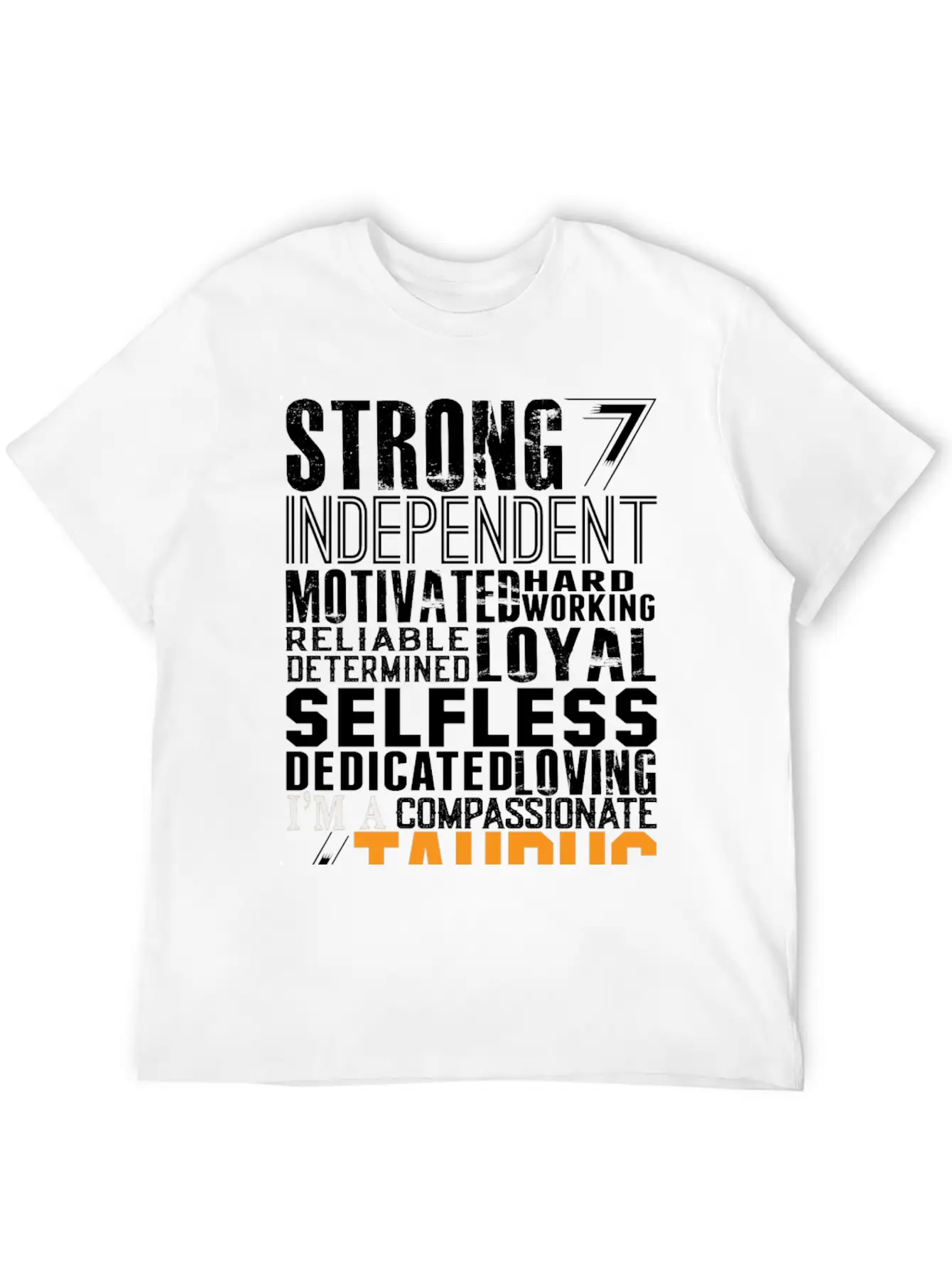 Strong Independent Motivated Taurus Classic Fit Graphic Tee For Daily Comfort – Unisex Cotton Shirt