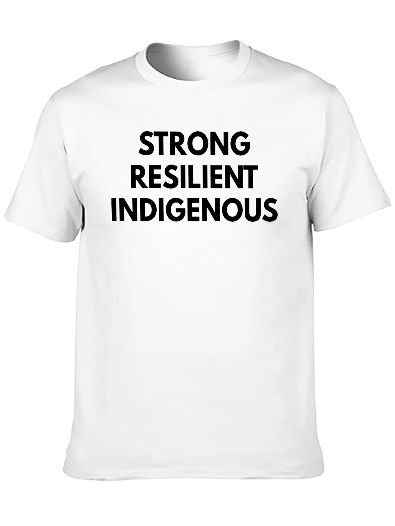 Strong Resilient Indigenous Lightweight Cotton T-Shirt – Daily Comfort Graphic Shirt