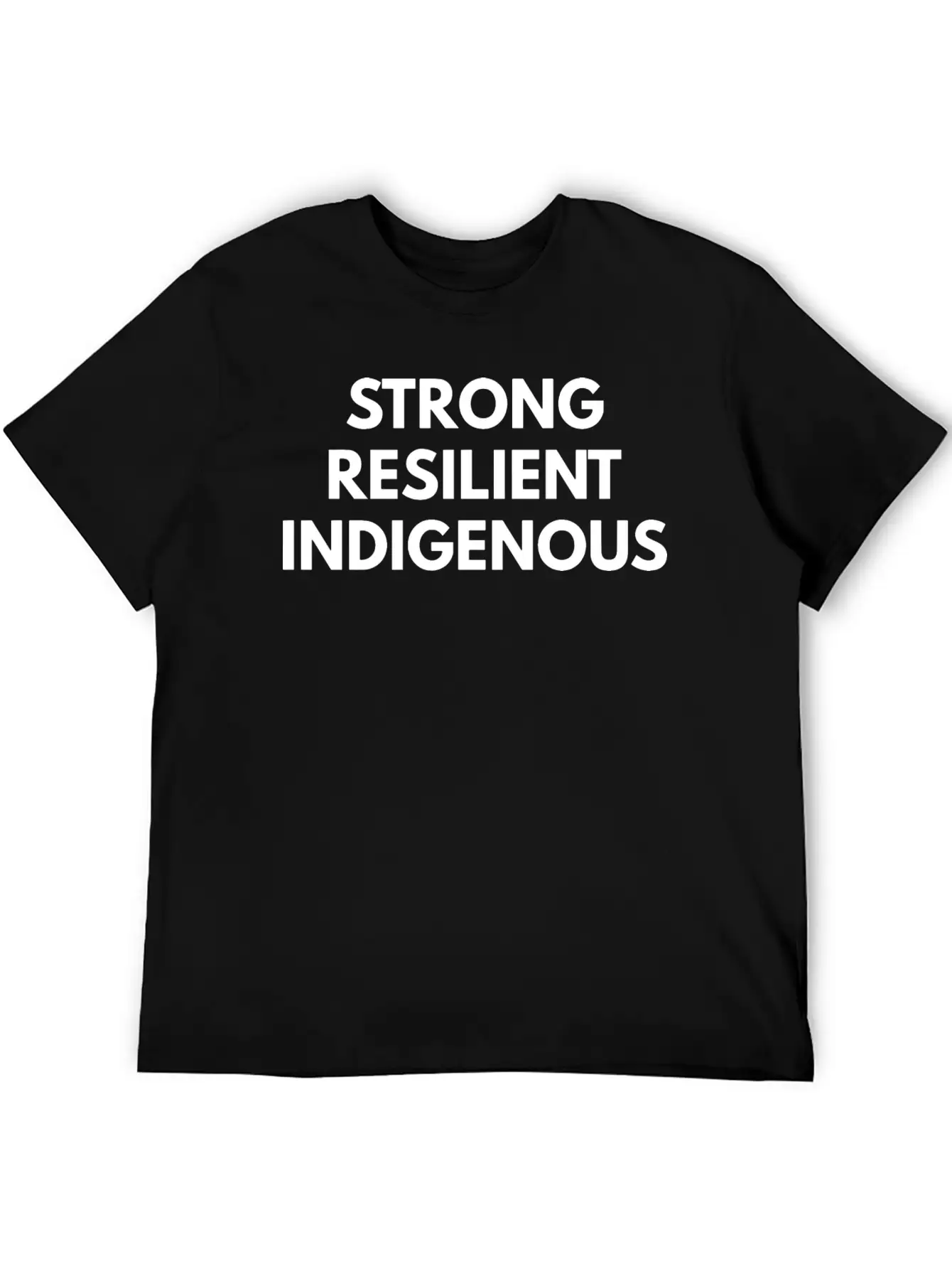 Strong Resilient Indigenous Lightweight Cotton T-Shirt – Daily Comfort Graphic Shirt