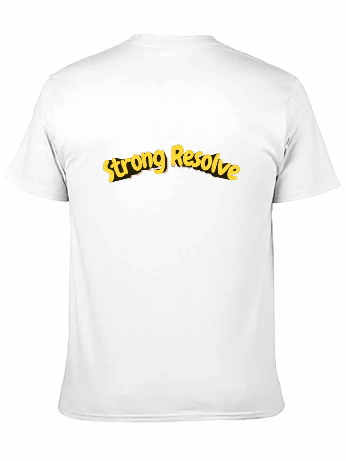 Strong Resolve Basic Graphic T-Shirt – Daily Comfort In Soft Cotton