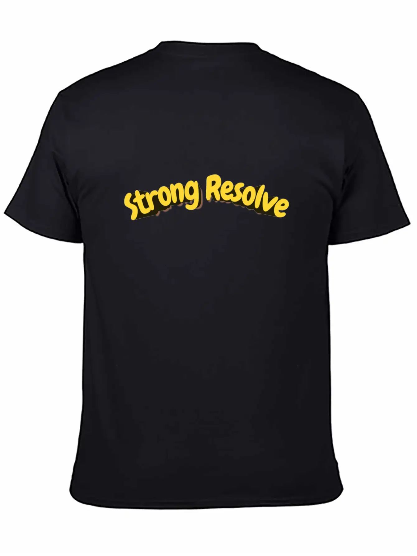Strong Resolve Basic Graphic T-Shirt – Daily Comfort In Soft Cotton