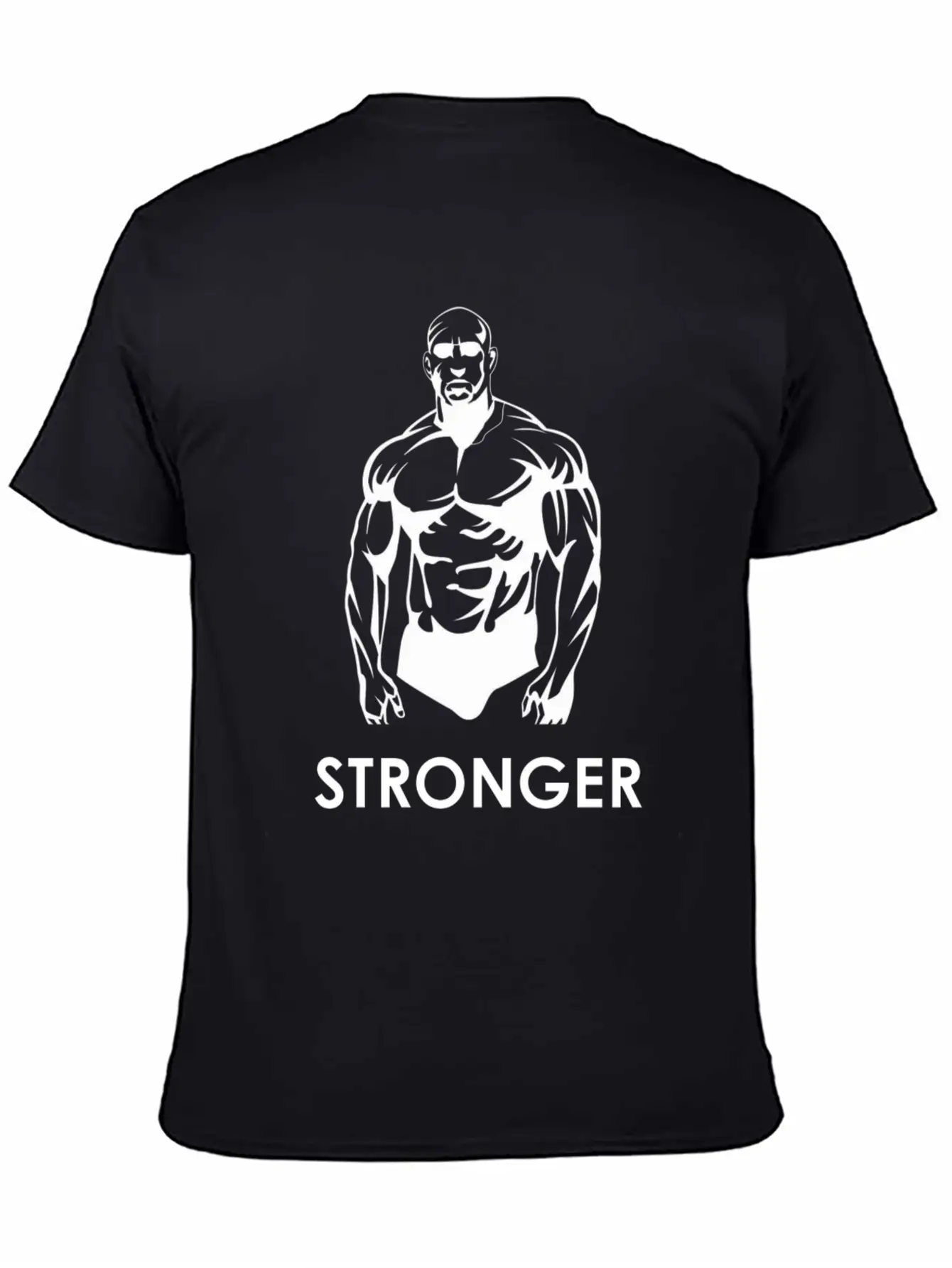Stronger Print Lightweight Cotton T-Shirt – Daily Comfort Graphic Shirt