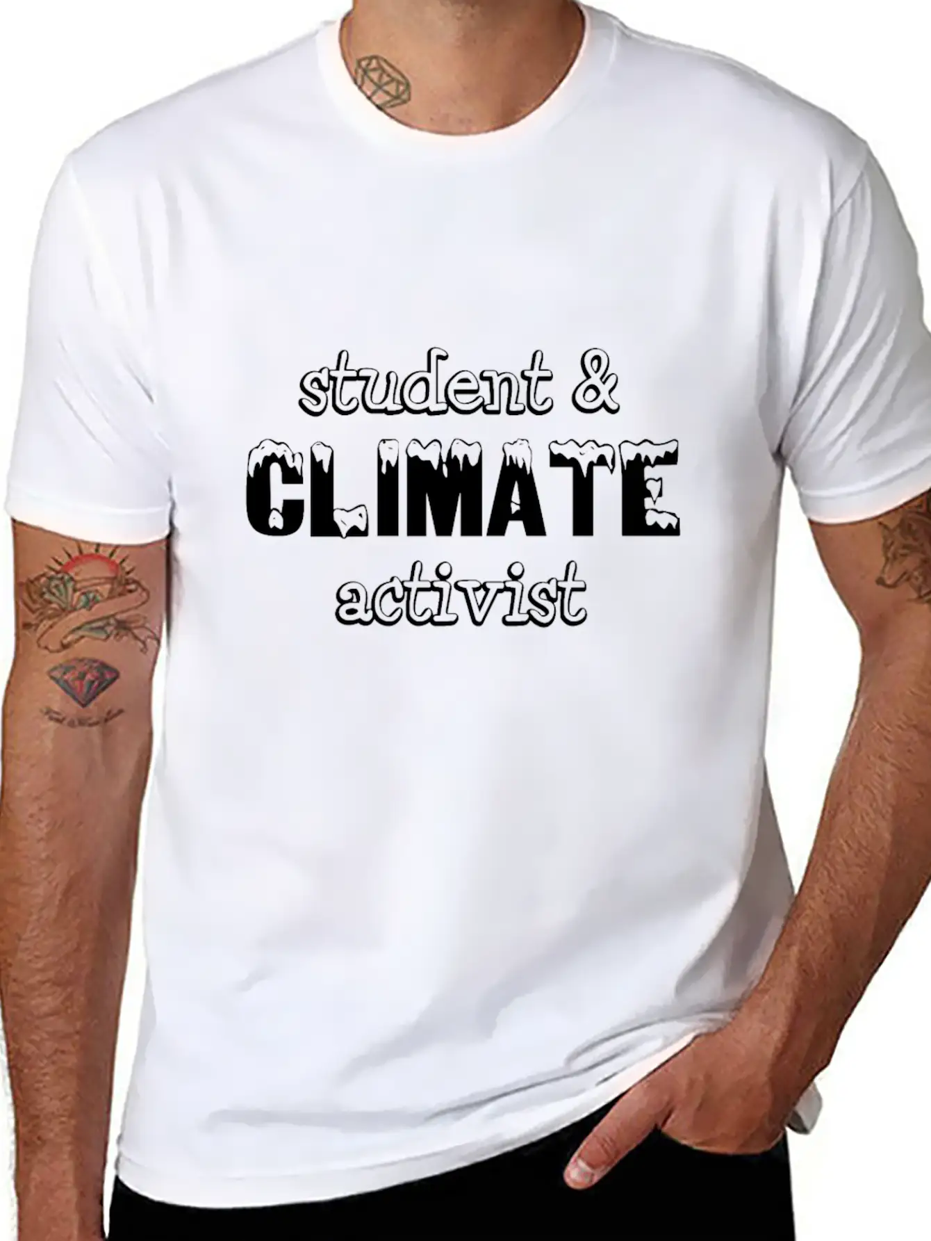 Students Climate Activist | Protection Environment Relaxed Everyday Tee – Lightweight And Durable Cotton