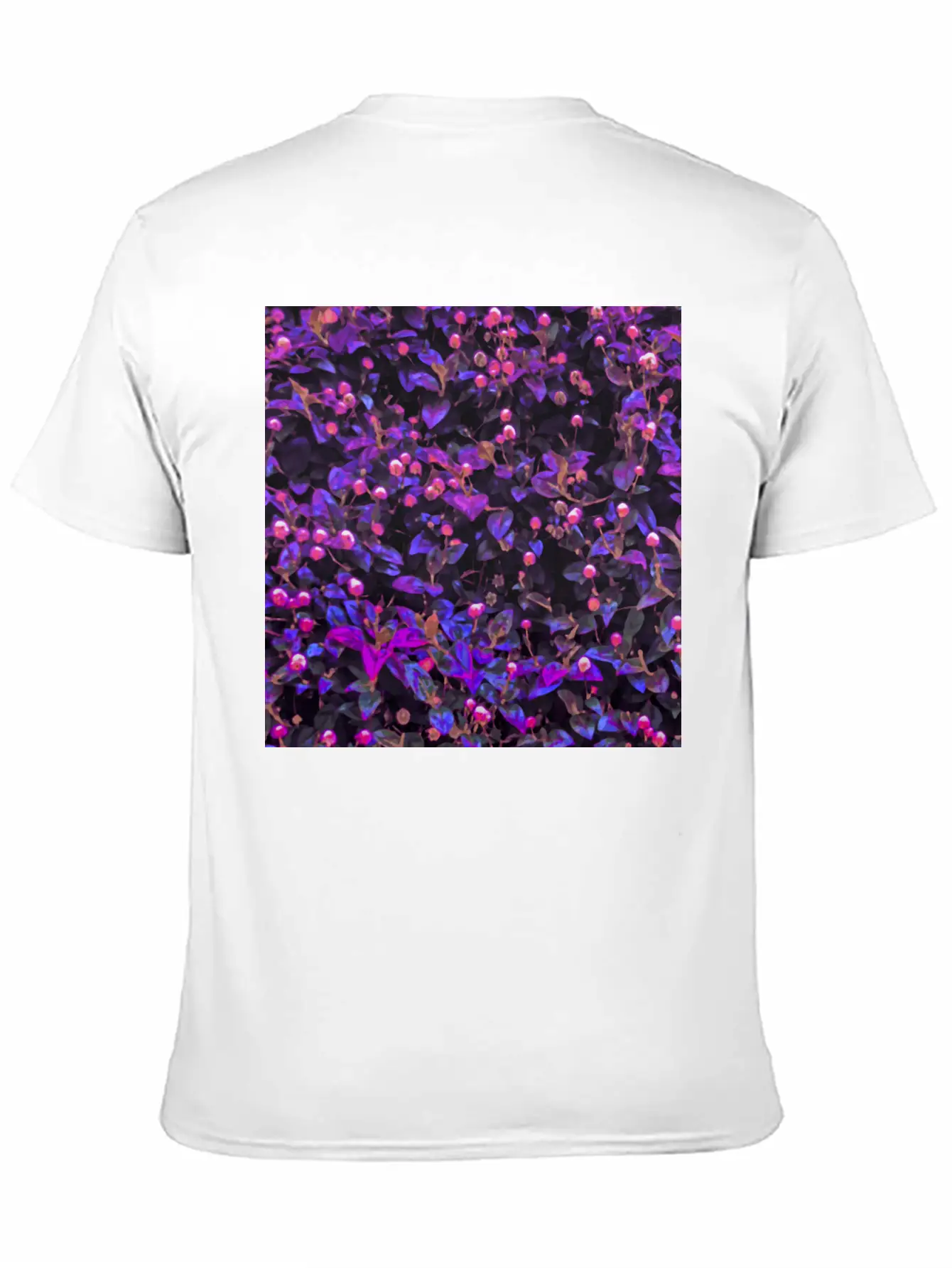 Stylized Floral Texture Basic Graphic T-Shirt – Daily Comfort In Soft Cotton