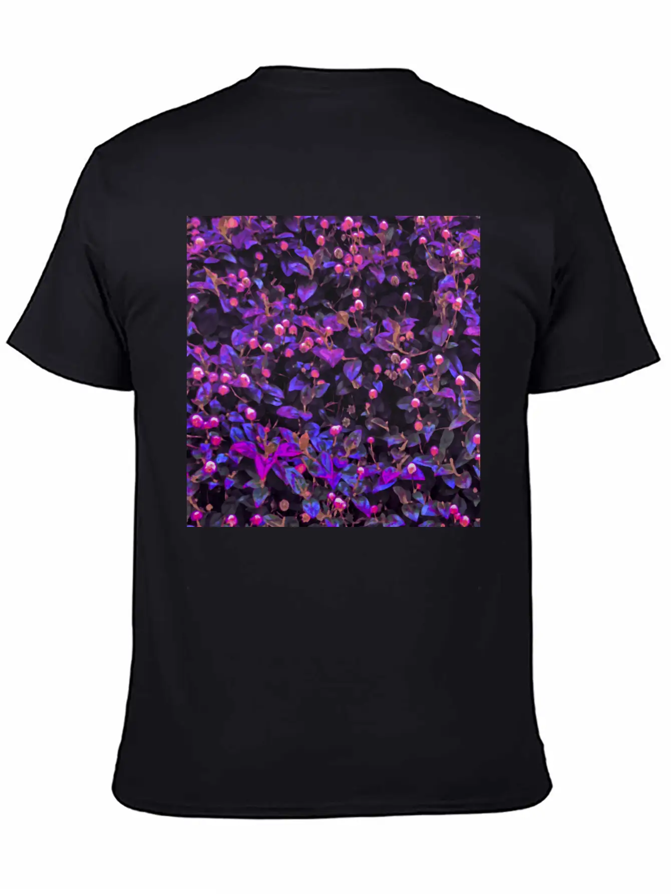 Stylized Floral Texture Basic Graphic T-Shirt – Daily Comfort In Soft Cotton