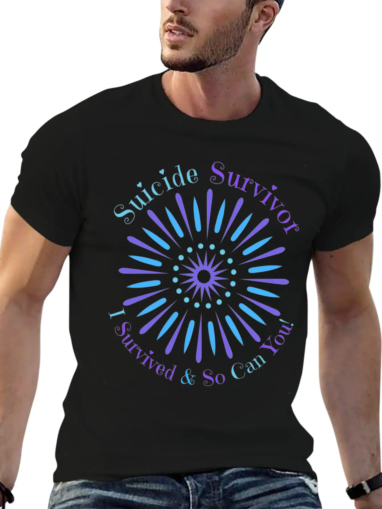 Suicide Survivor Awareness Prevention Month Mom Unisex Casual T-Shirt – Clean Design For Daily Comfort