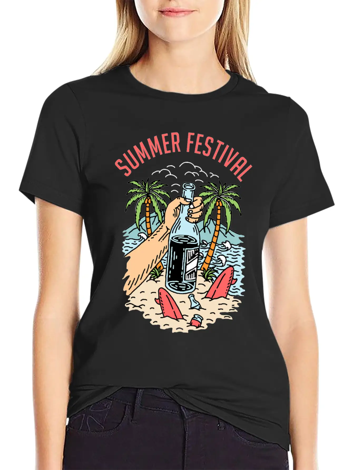 Summer Festival Unisex Casual T-Shirt ��� Clean Design For Daily Comfort
