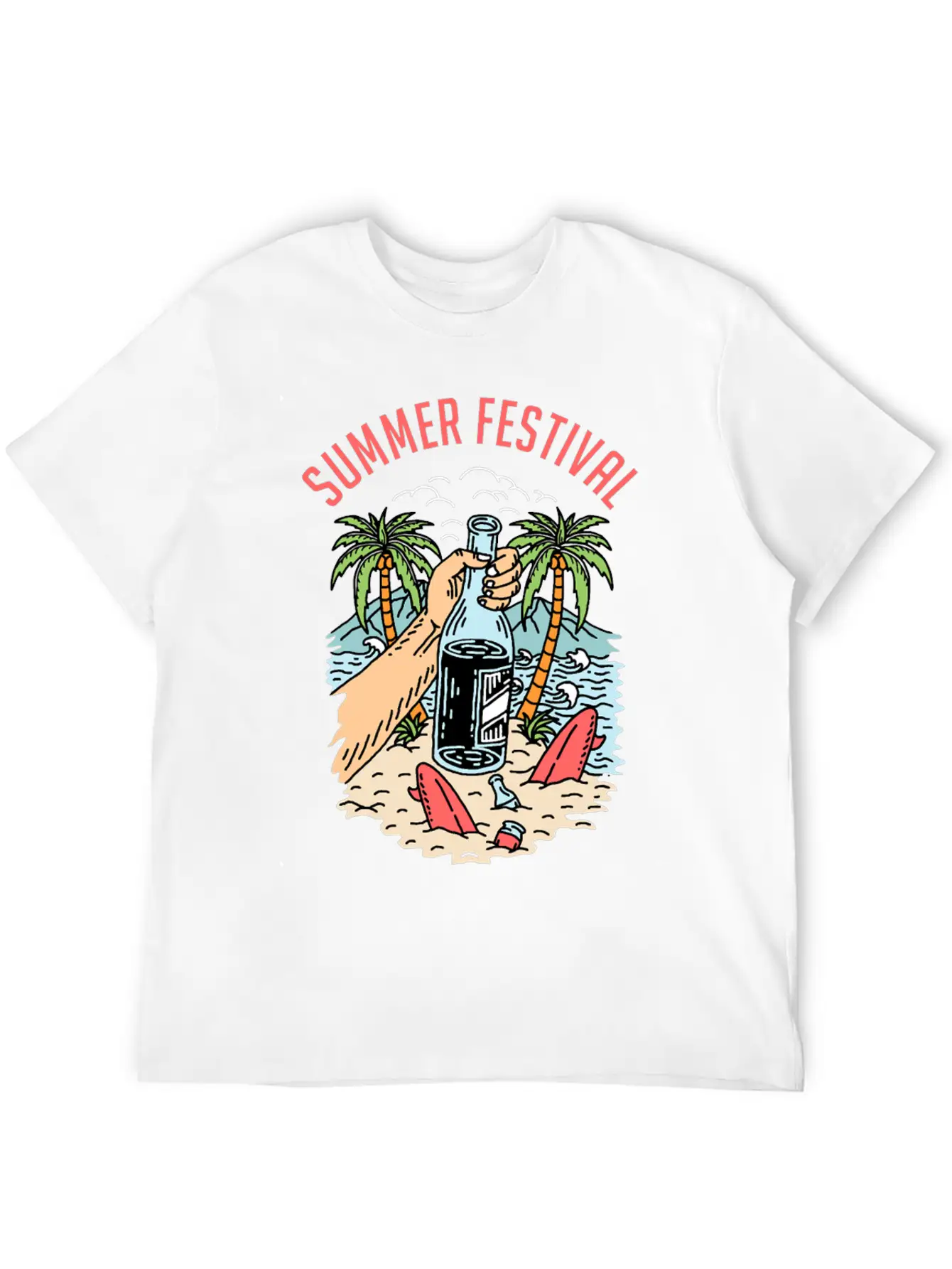 Summer Festival Unisex Casual T-Shirt ��� Clean Design For Daily Comfort