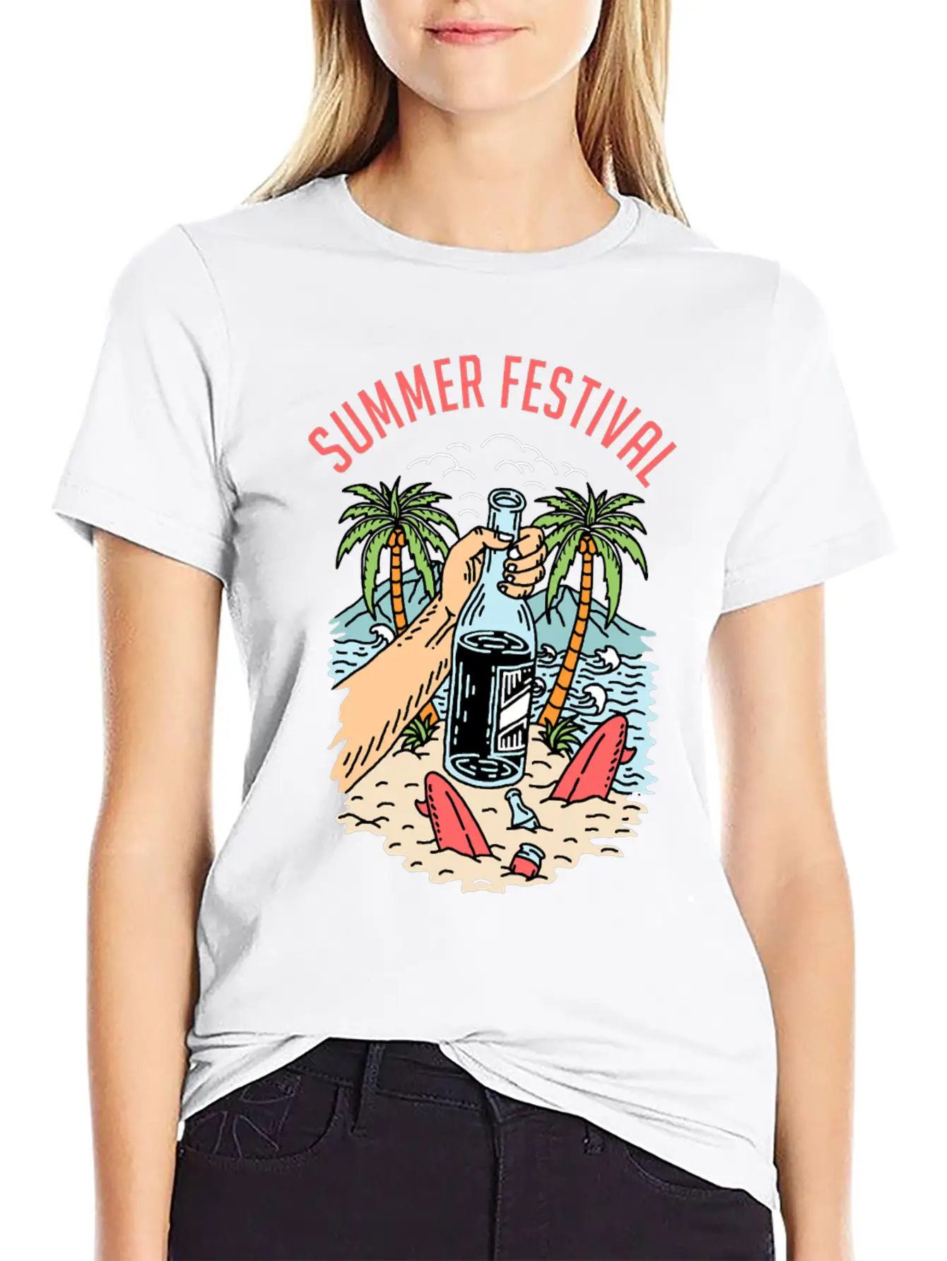 Summer Festival Unisex Casual T-Shirt ��� Clean Design For Daily Comfort