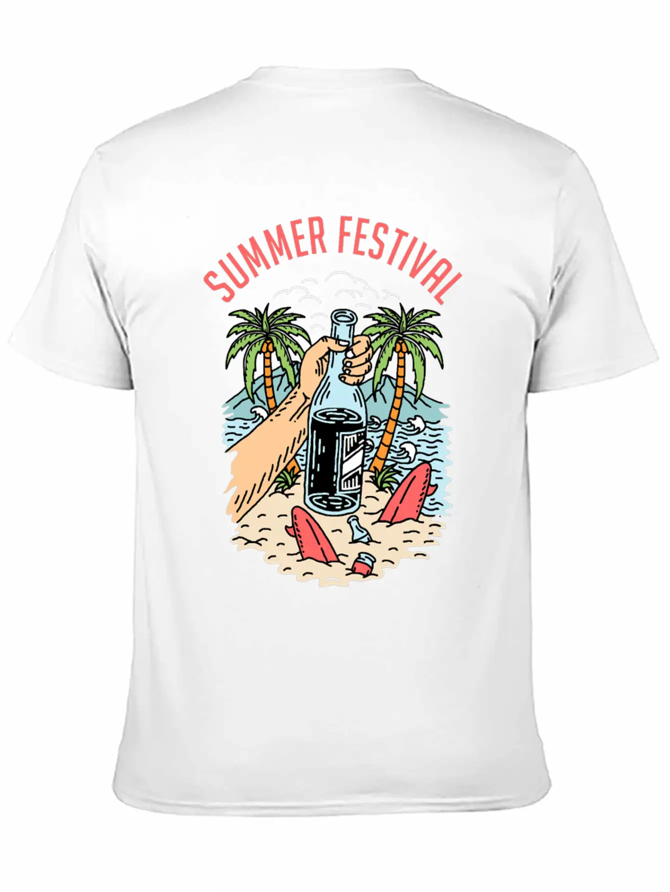 Summer Festival Unisex Casual T-Shirt ��� Clean Design For Daily Comfort