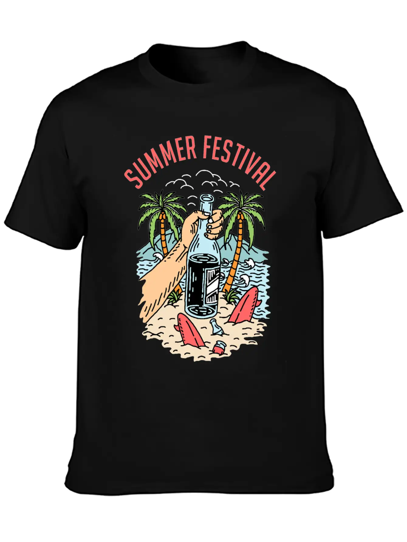 Summer Festival Unisex Casual T-Shirt ��� Clean Design For Daily Comfort