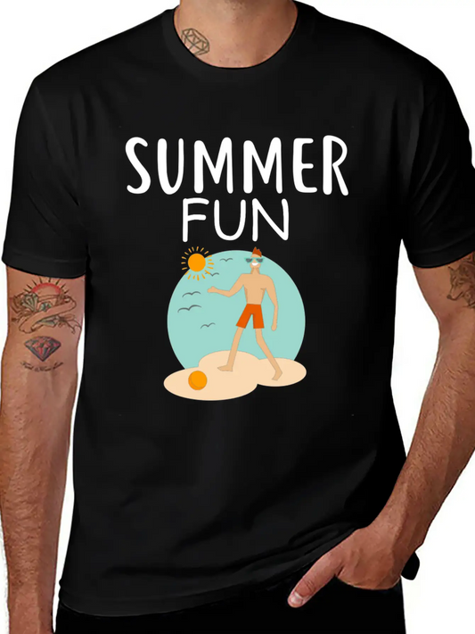 Summer Fun Essential Cotton Tee For Daily Outfits – Unisex Style