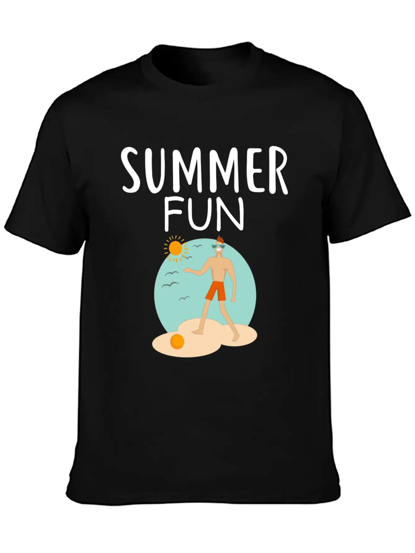 Summer Fun Essential Cotton Tee For Daily Outfits – Unisex Style