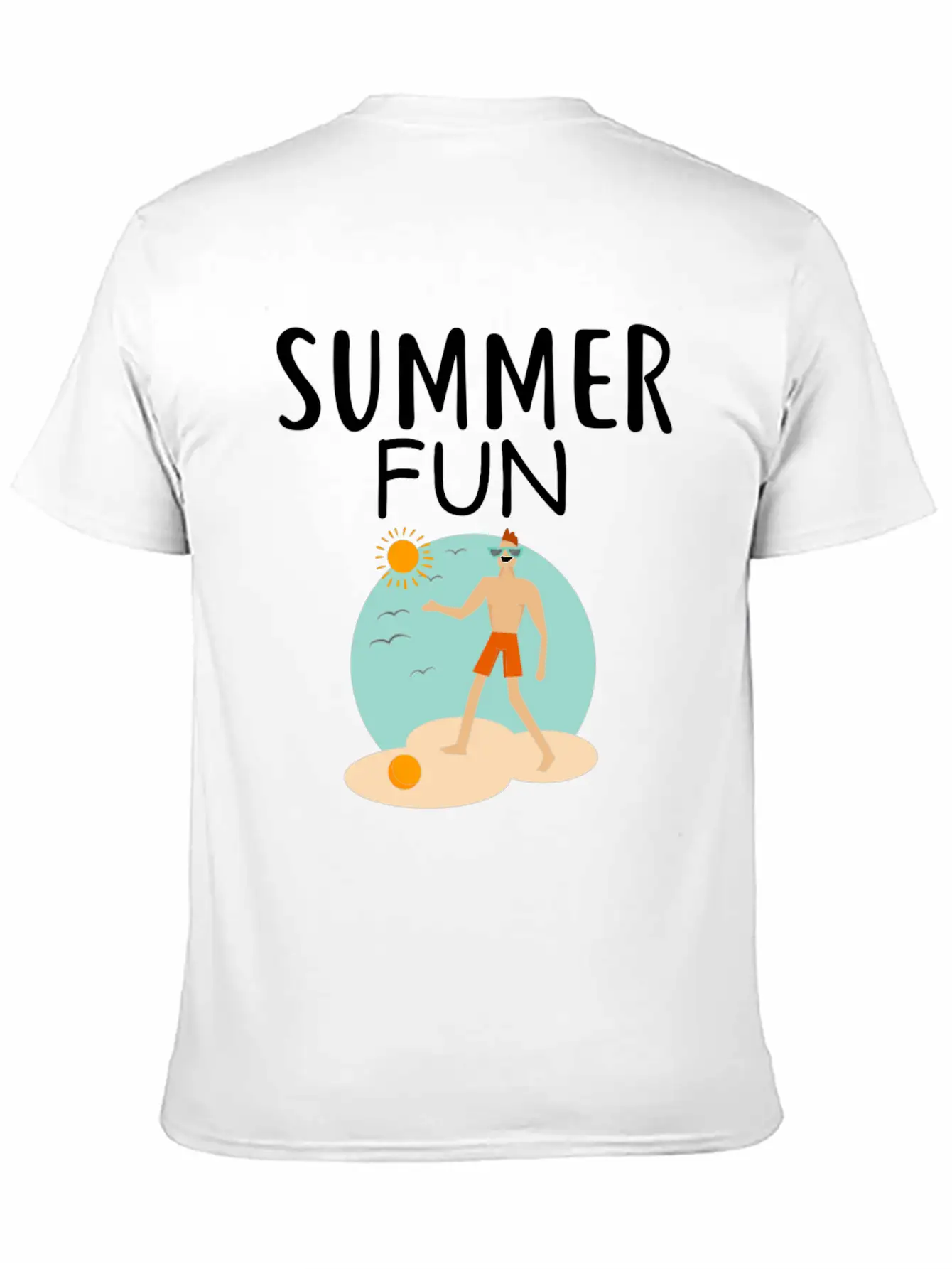 Summer Fun Essential Cotton Tee For Daily Outfits – Unisex Style