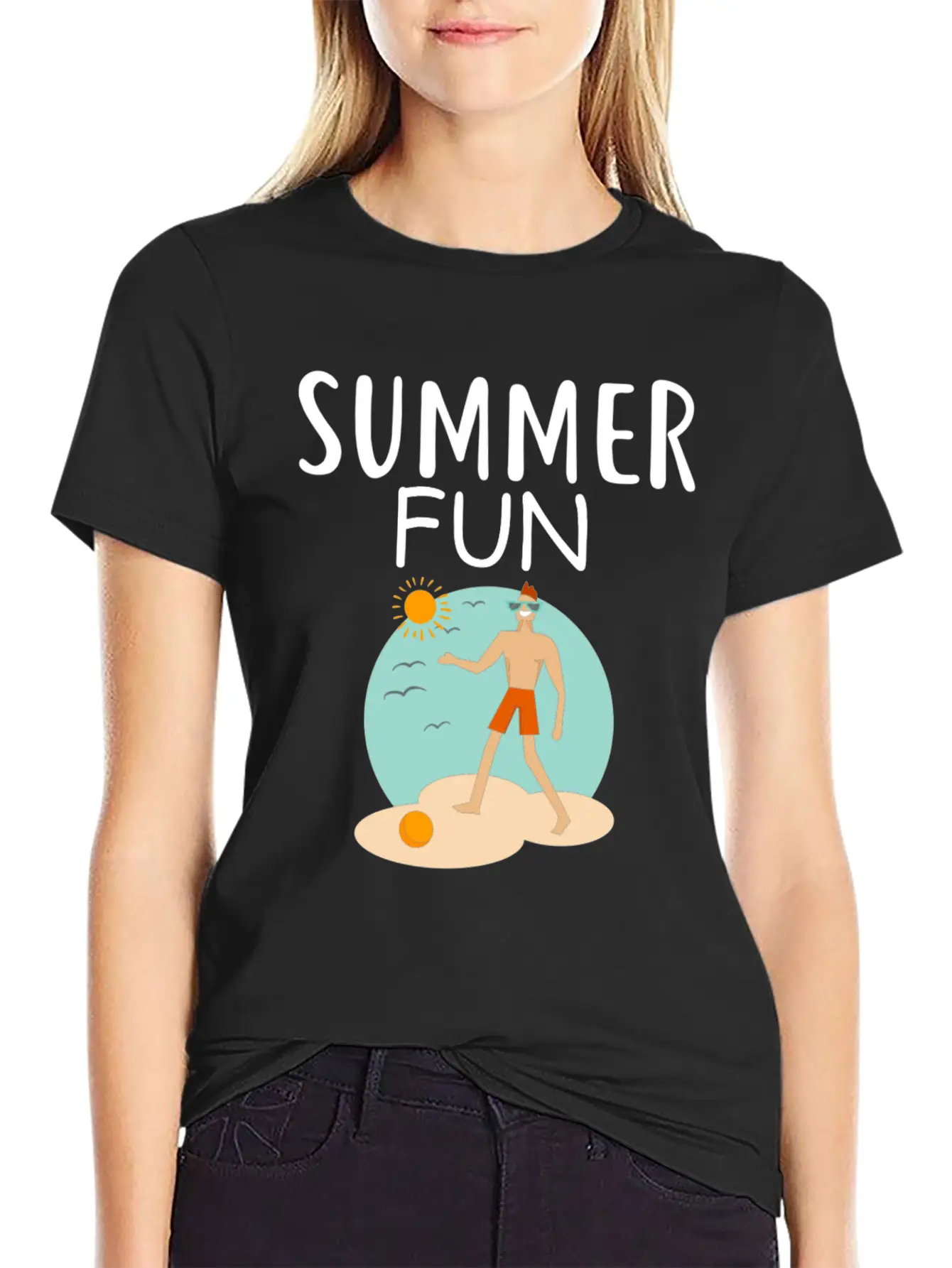 Summer Fun Essential Cotton Tee For Daily Outfits – Unisex Style