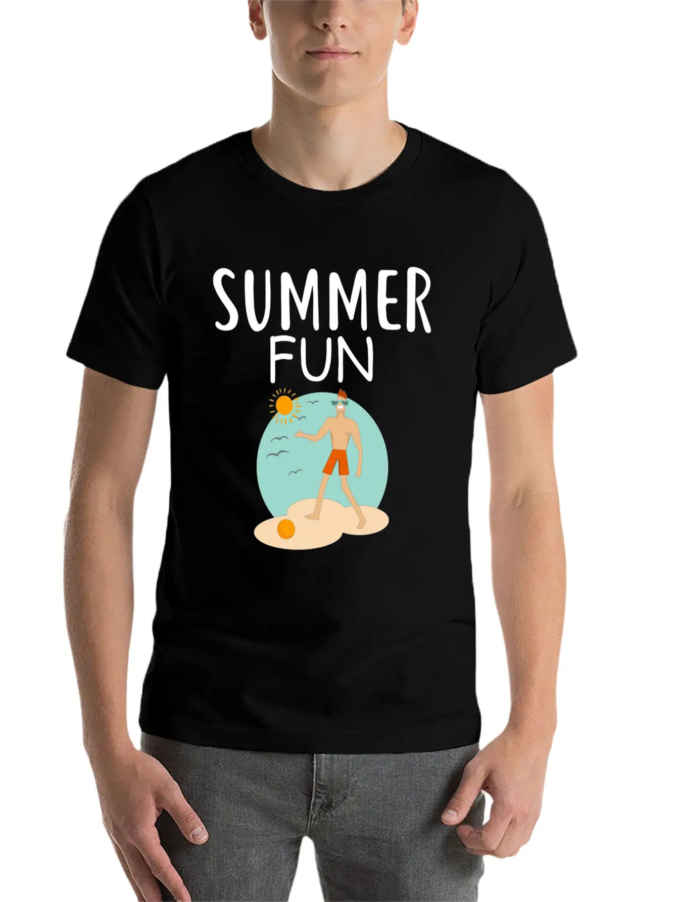 Summer Fun Essential Cotton Tee For Daily Outfits – Unisex Style