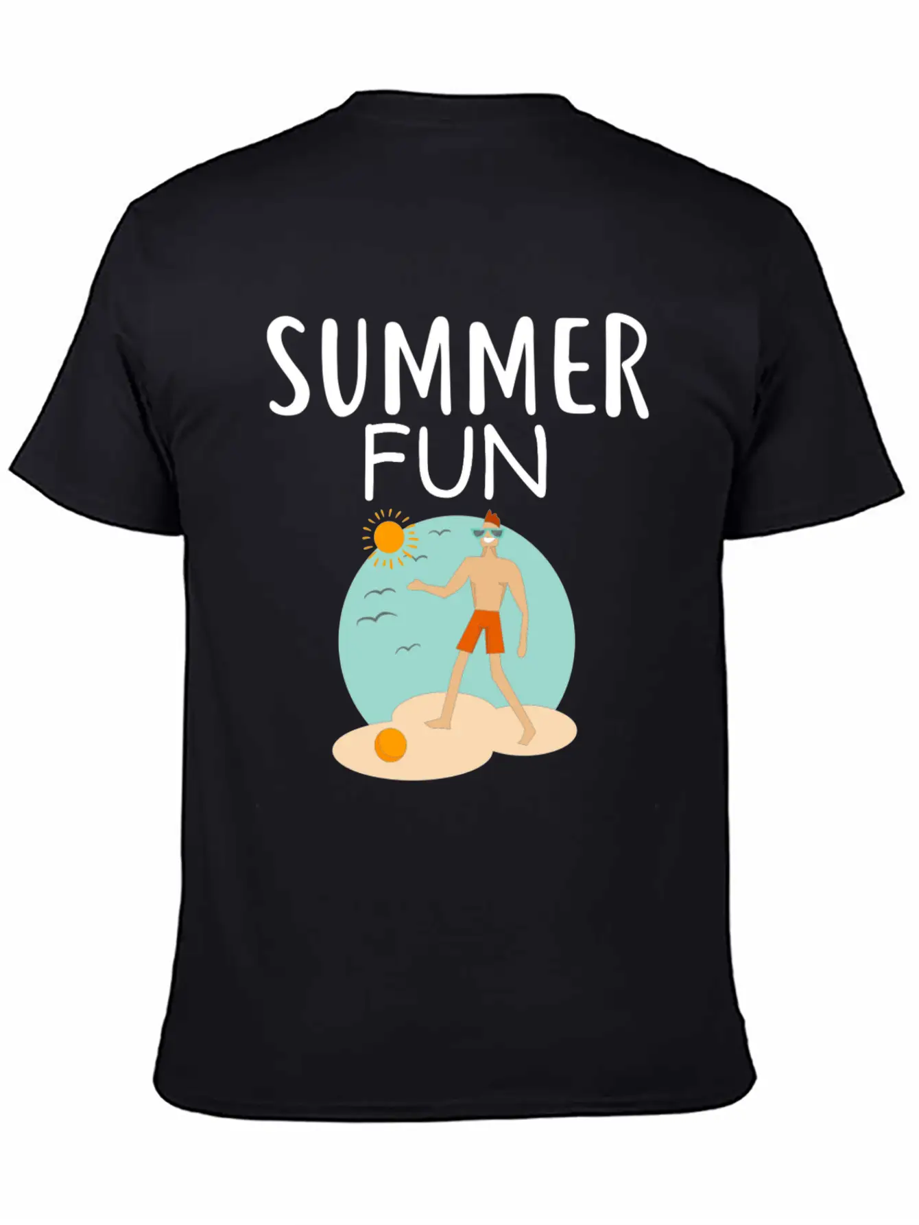 Summer Fun Essential Cotton Tee For Daily Outfits – Unisex Style