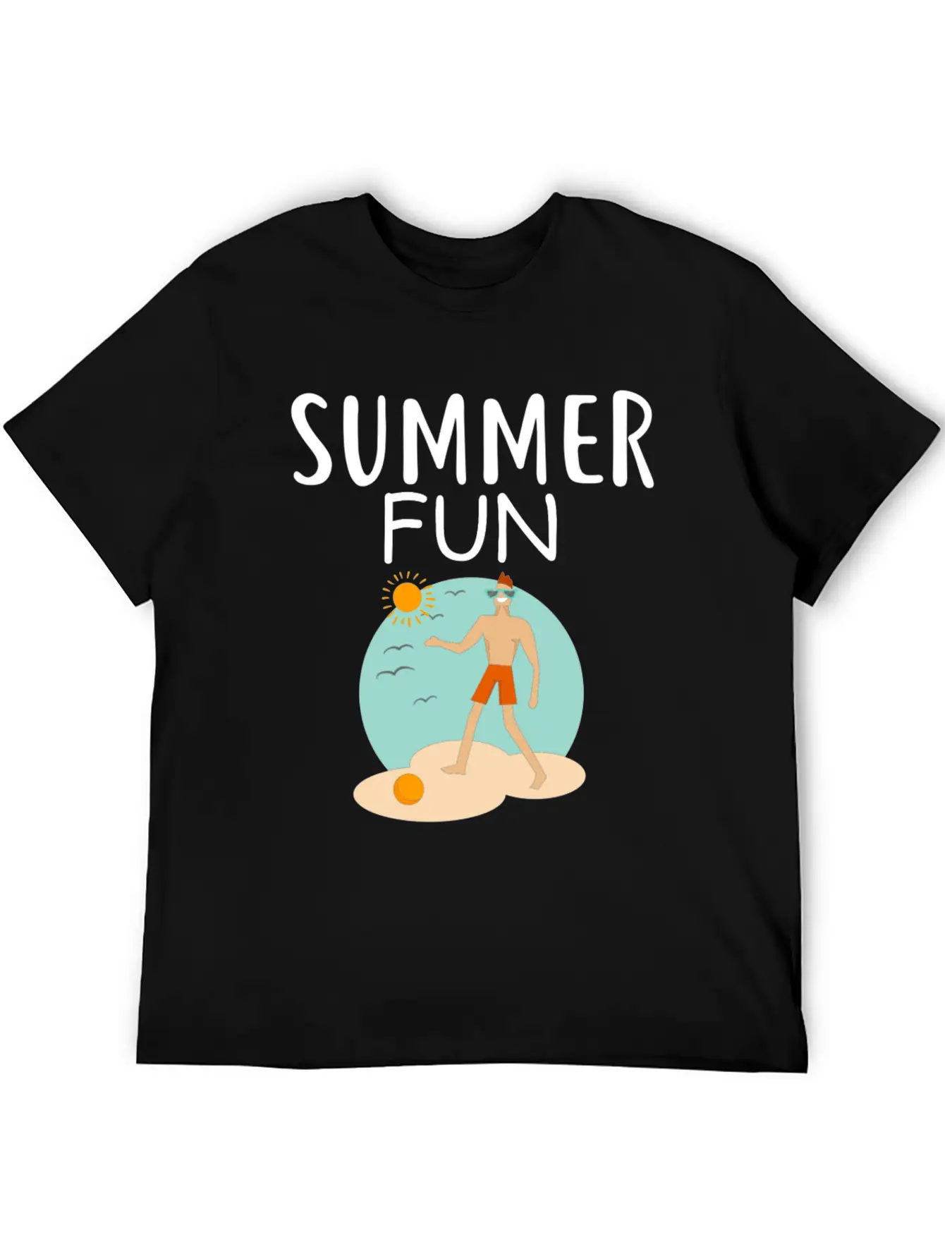 Summer Fun Essential Cotton Tee For Daily Outfits – Unisex Style