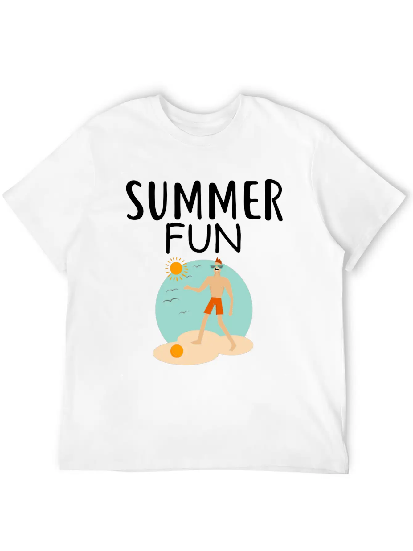 Summer Fun Essential Cotton Tee For Daily Outfits – Unisex Style