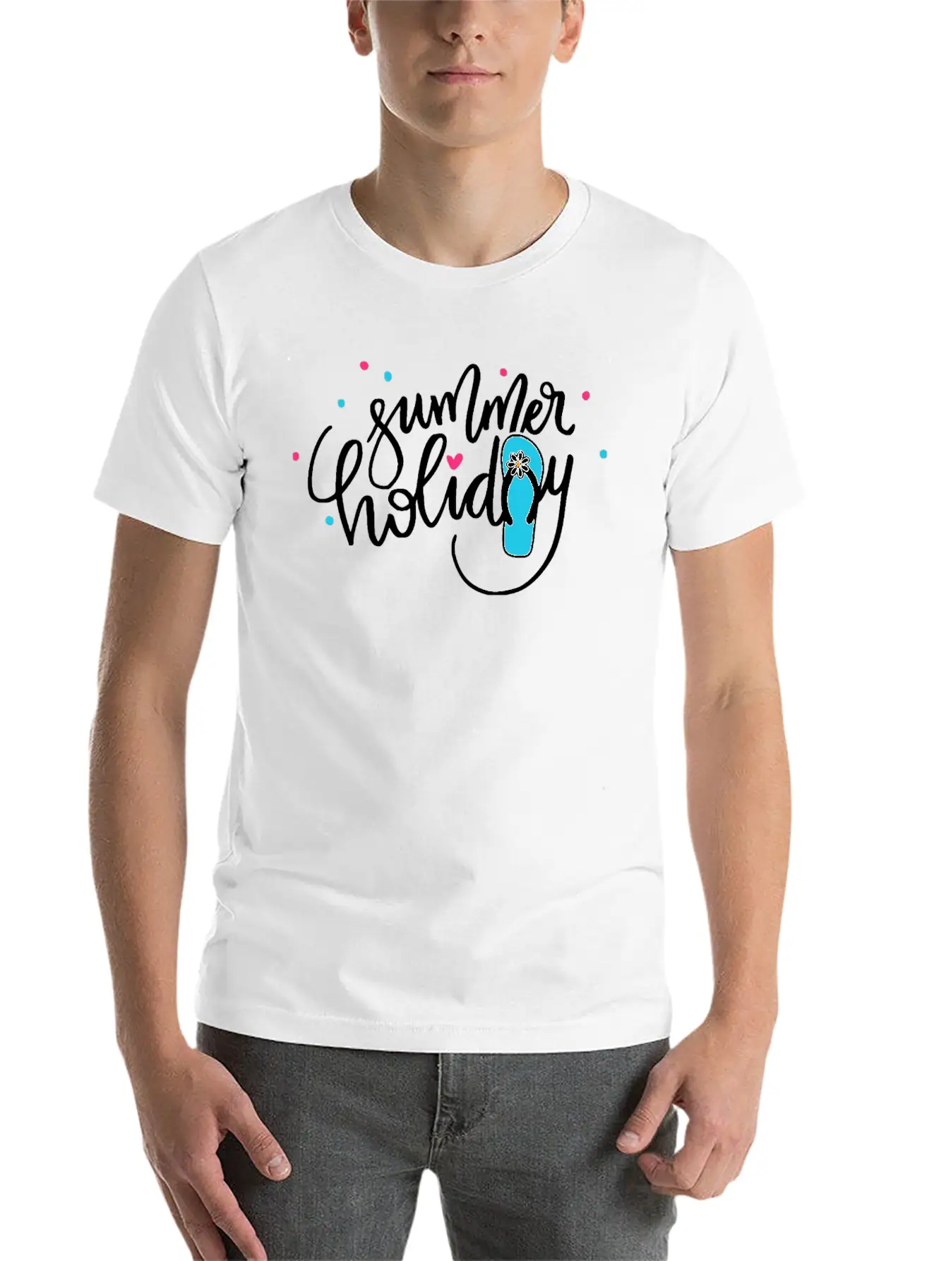 Summer Holiday Summer Vacation Unisex Casual T-Shirt – Clean Design For Daily Comfort