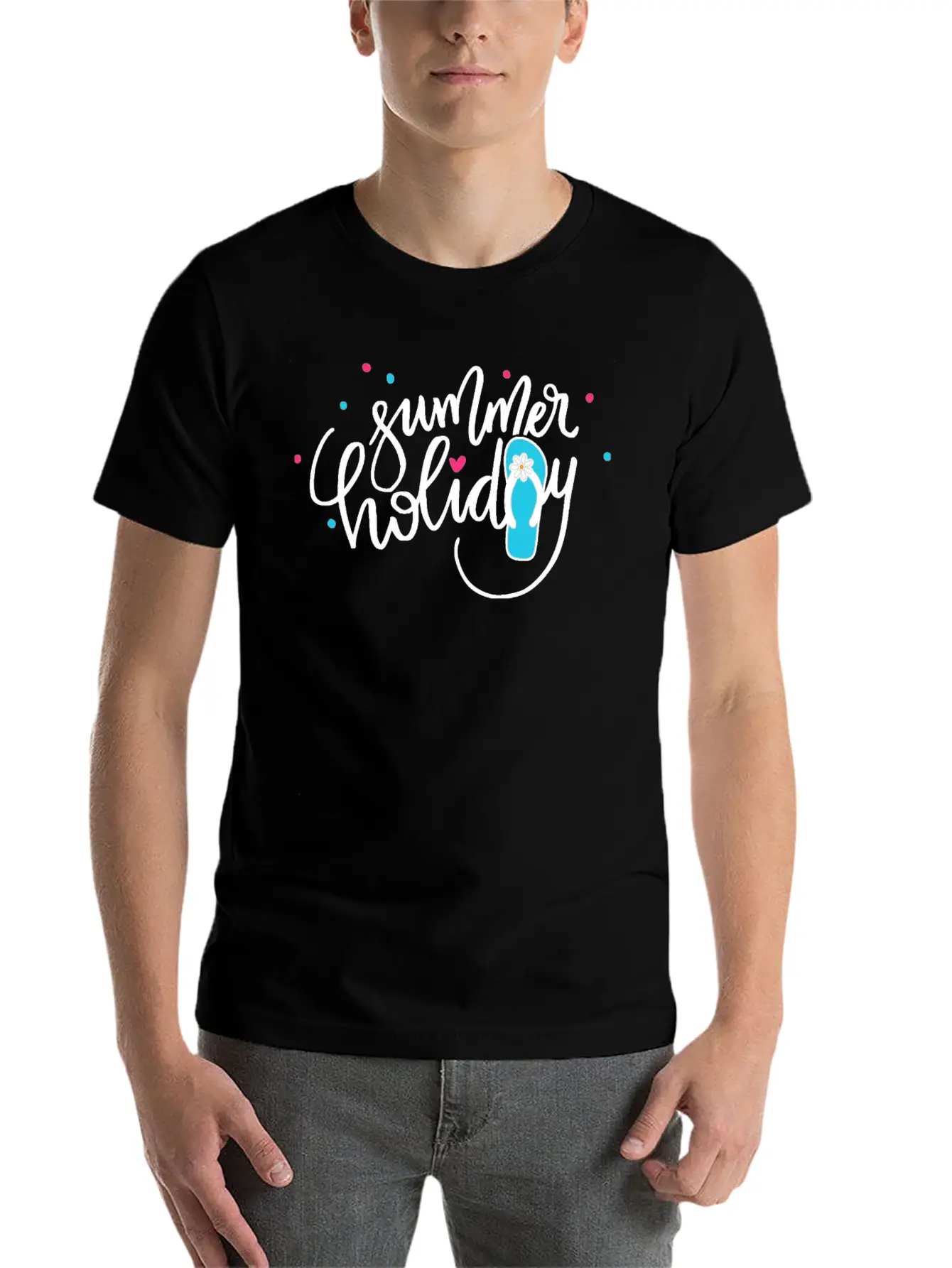 Summer Holiday Summer Vacation Unisex Casual T-Shirt – Clean Design For Daily Comfort