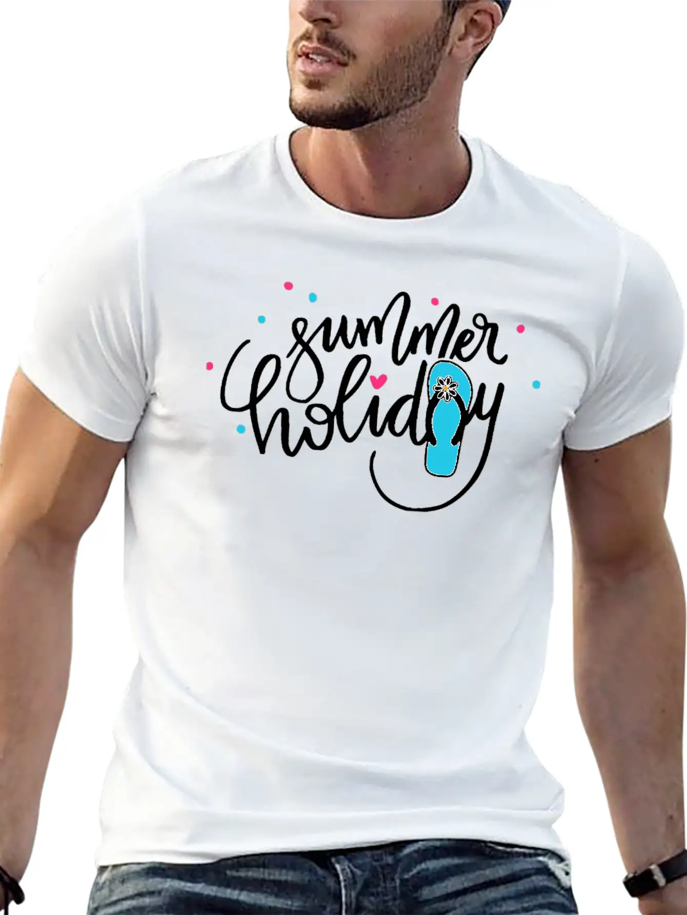 Summer Holiday Summer Vacation Unisex Casual T-Shirt – Clean Design For Daily Comfort