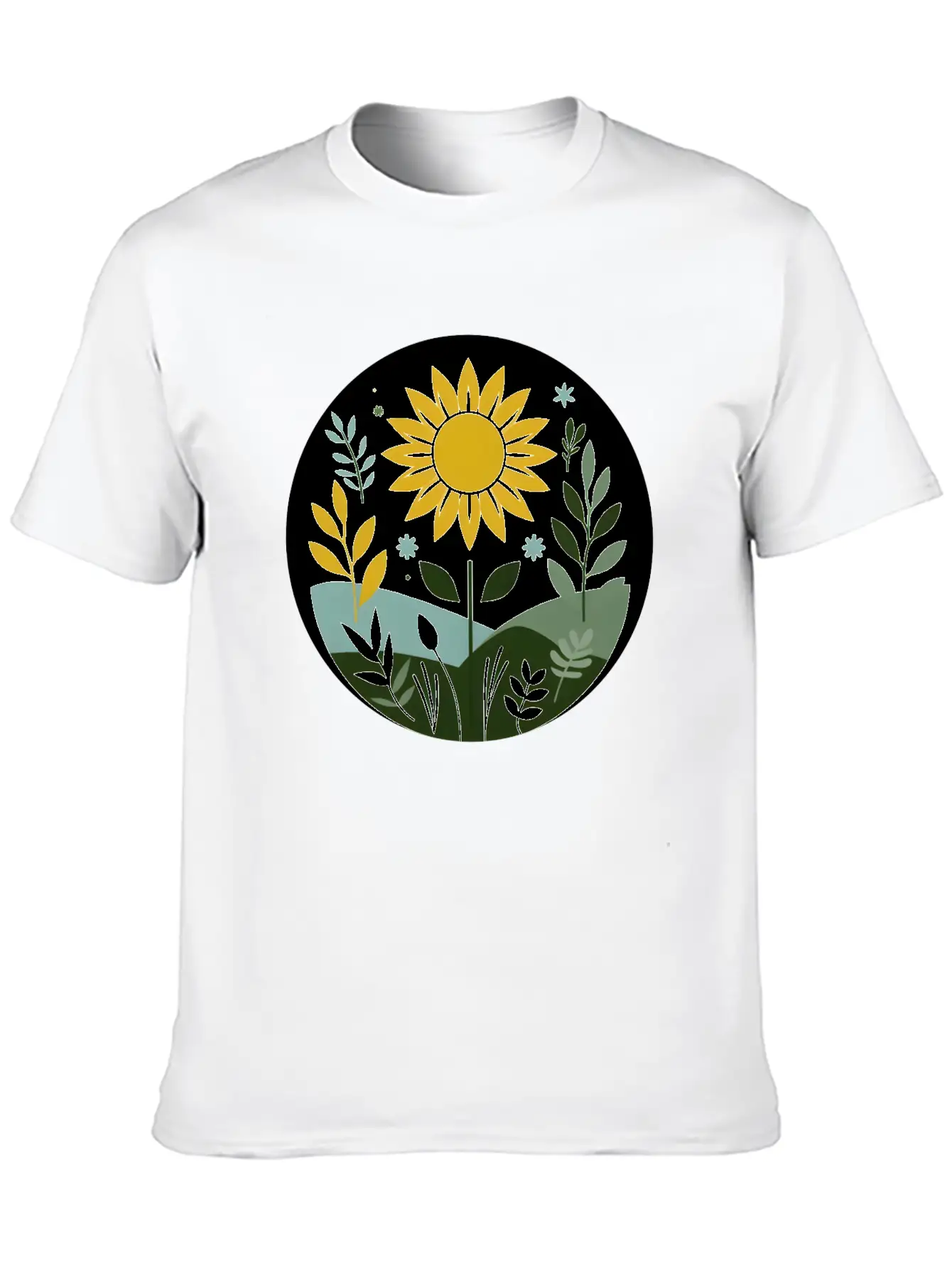 Summer Meadow Lightweight Cotton T-Shirt – Daily Comfort Graphic Shirt