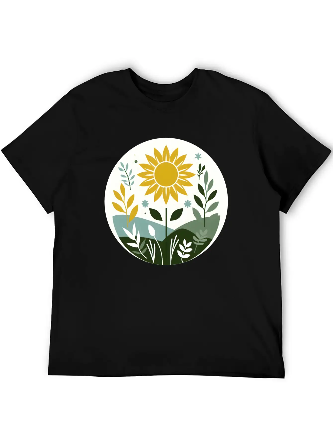 Summer Meadow Lightweight Cotton T-Shirt – Daily Comfort Graphic Shirt