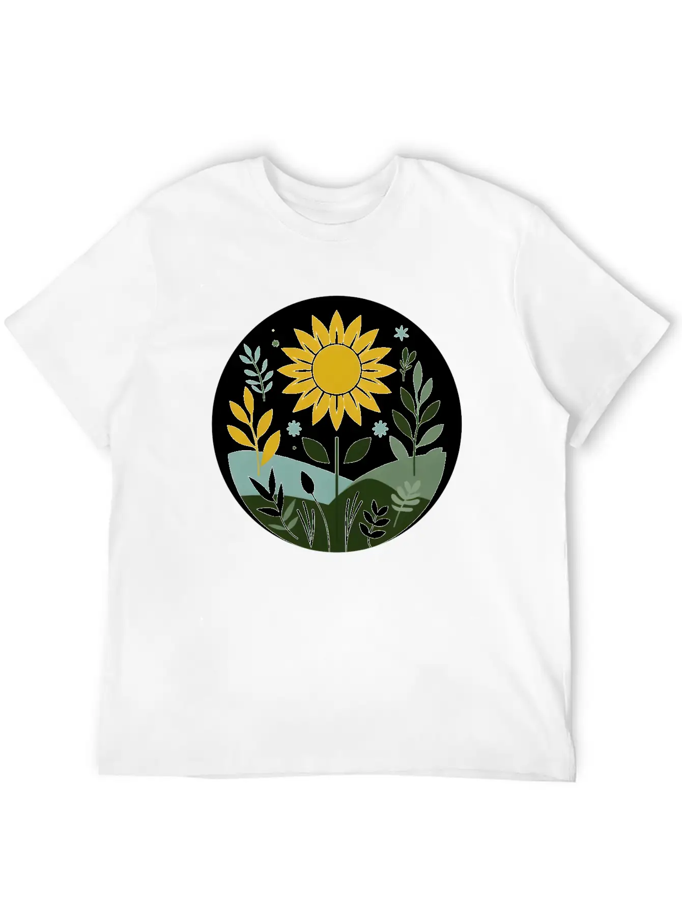 Summer Meadow Lightweight Cotton T-Shirt – Daily Comfort Graphic Shirt