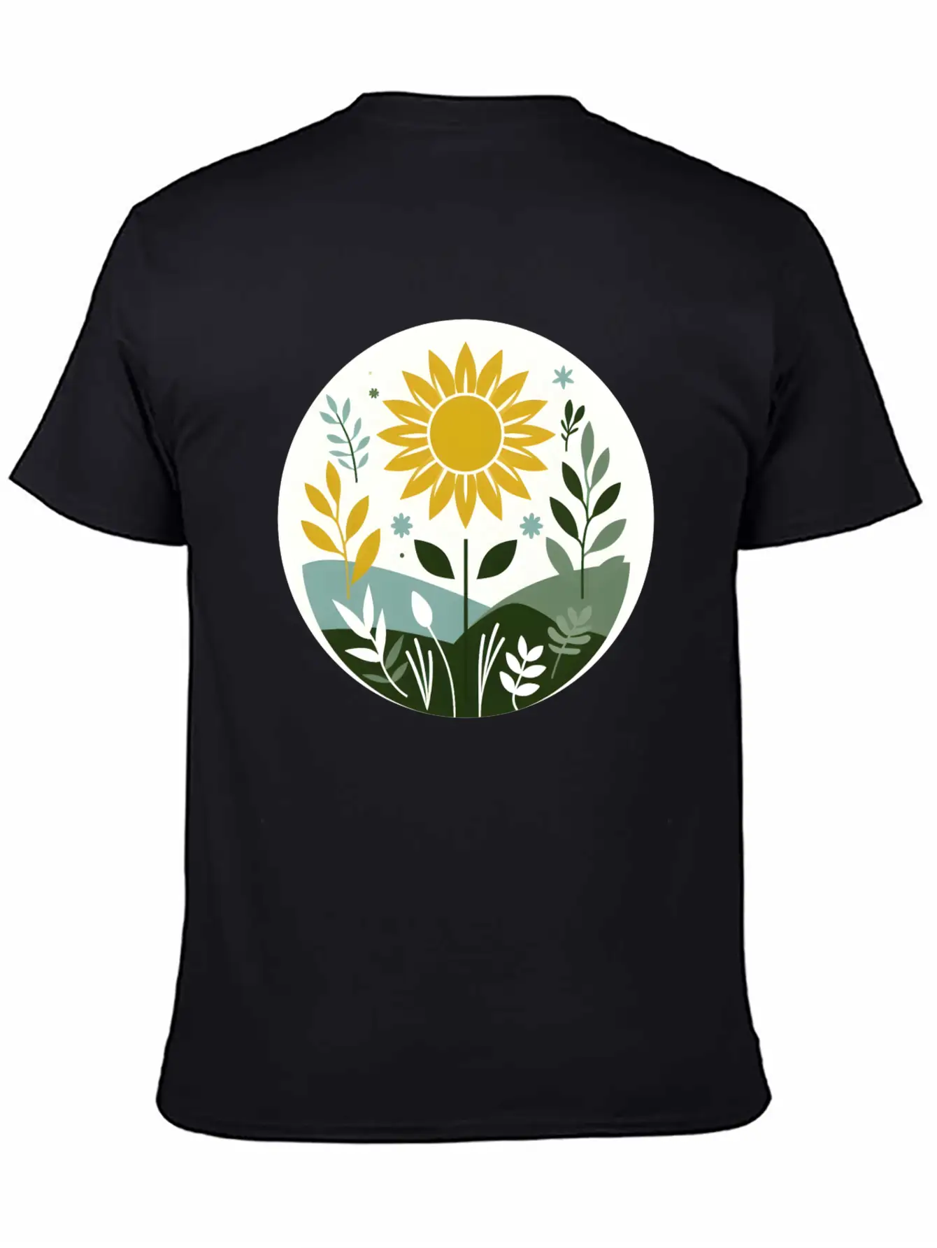 Summer Meadow Lightweight Cotton T-Shirt – Daily Comfort Graphic Shirt