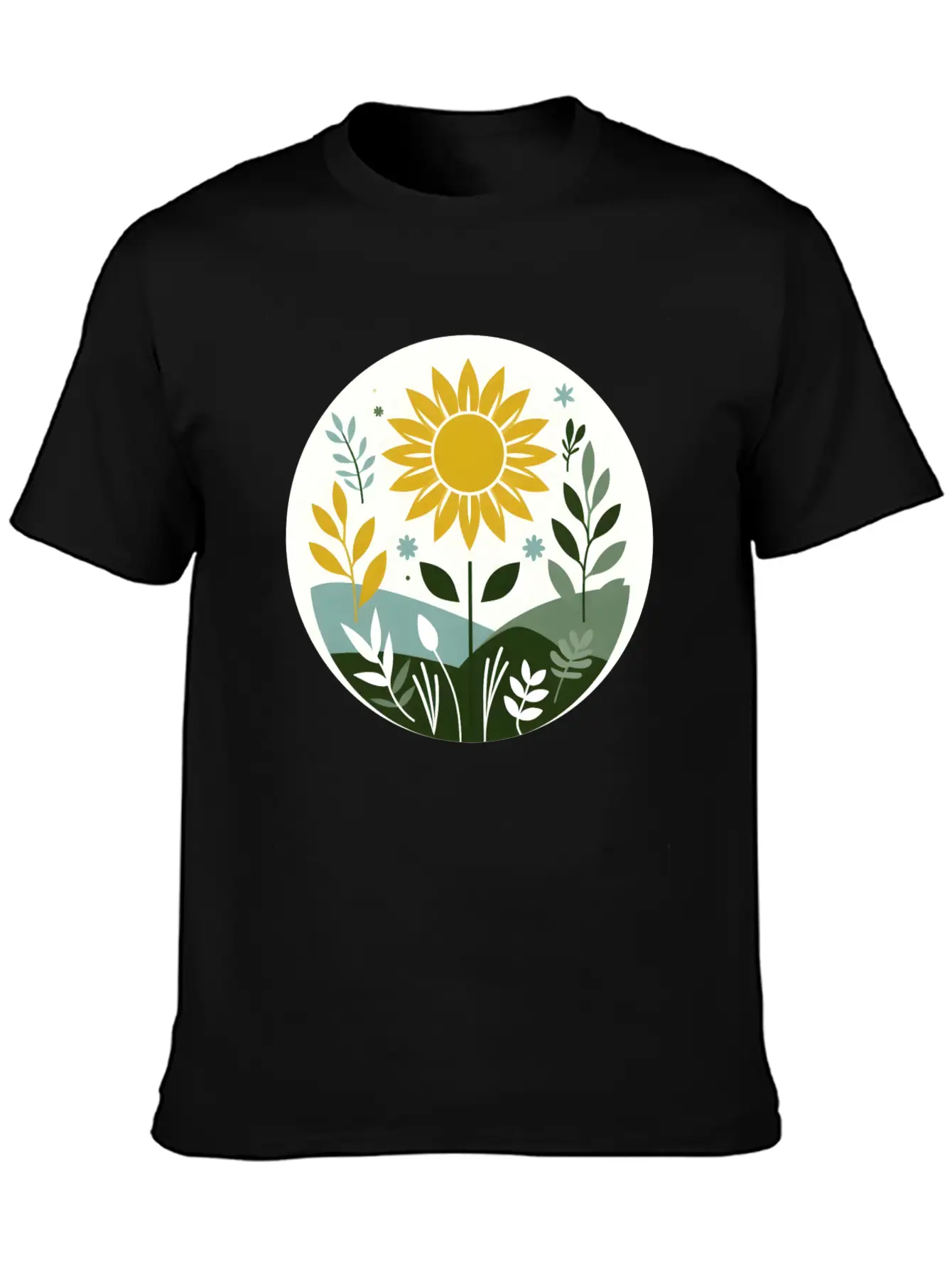 Summer Meadow Lightweight Cotton T-Shirt – Daily Comfort Graphic Shirt