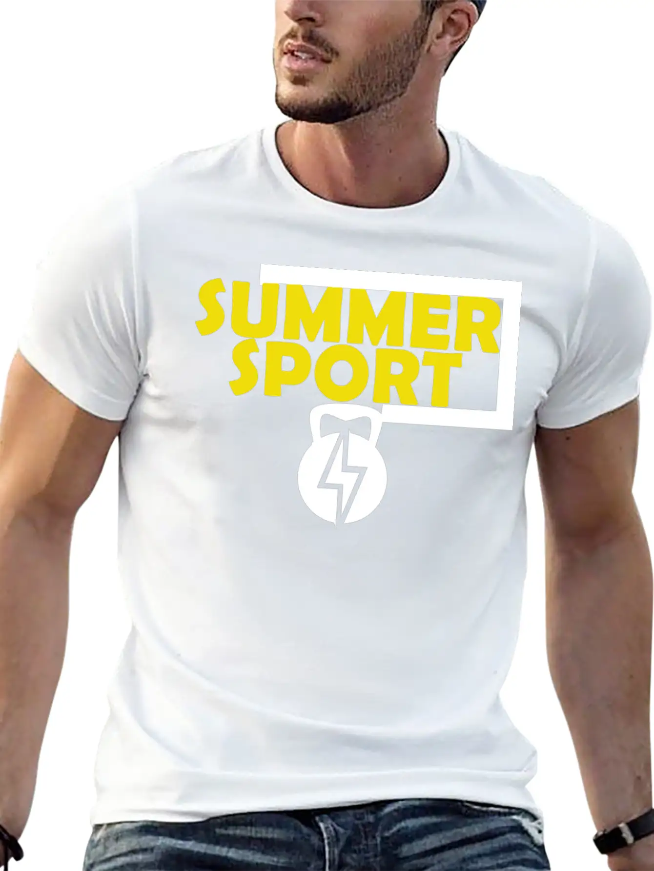 SUMMER SPORT Unisex Casual T-Shirt – Clean Design For Daily Comfort