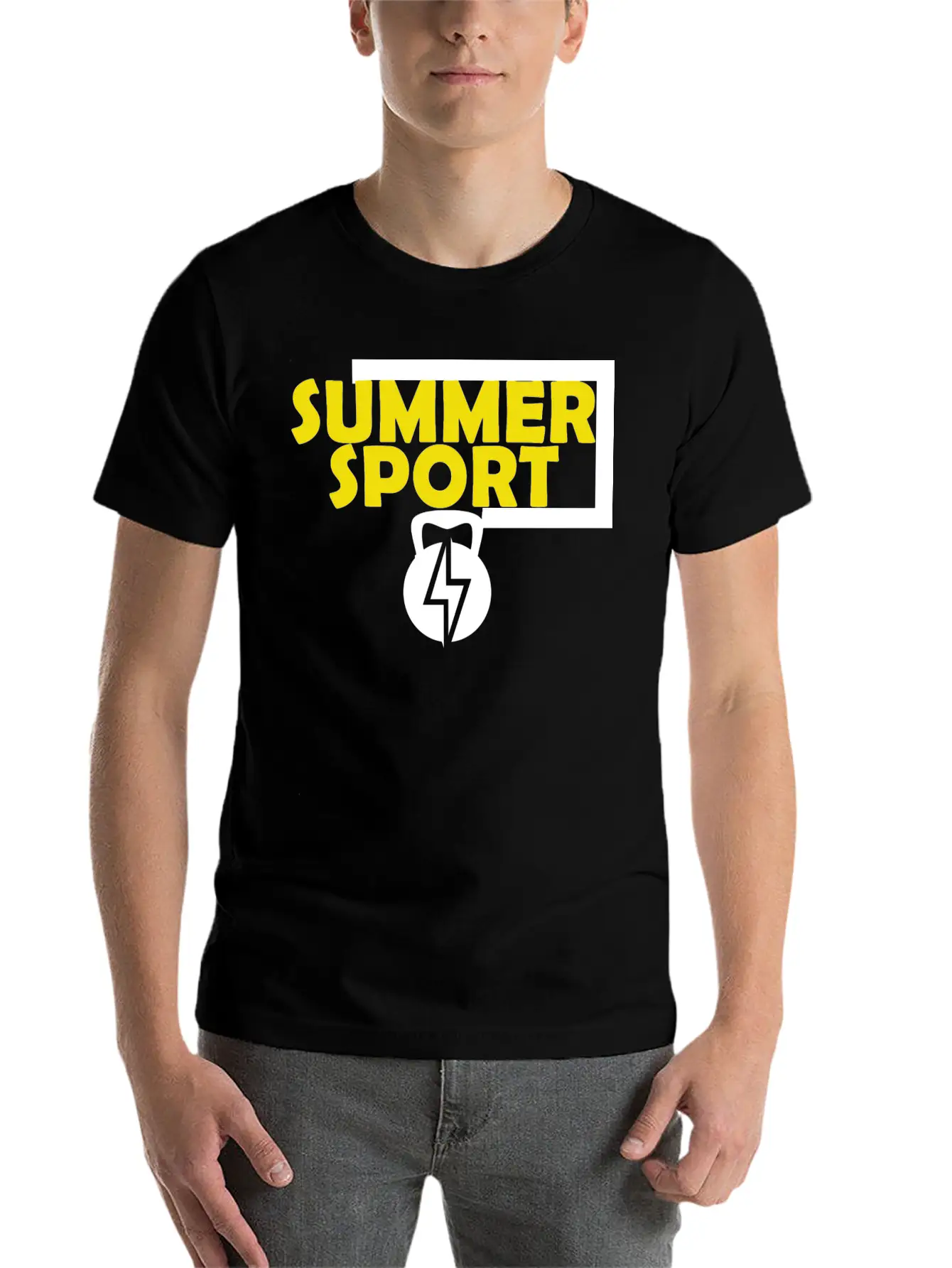 SUMMER SPORT Unisex Casual T-Shirt – Clean Design For Daily Comfort