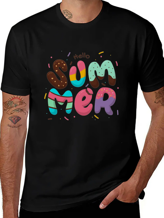 Summer Unisex Casual T-Shirt – Clean Design For Daily Comfort