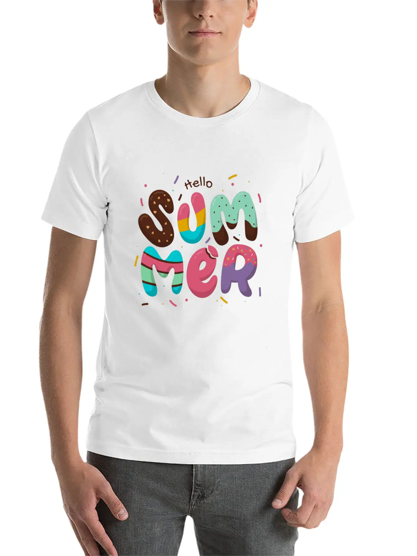 Summer Unisex Casual T-Shirt – Clean Design For Daily Comfort