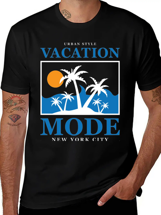 SUMMER VACATION Cool Essential Cotton Tee For Daily Outfits – Unisex Style