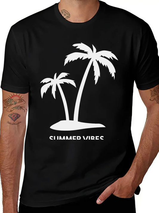 Summer Vibes Classic Fit Graphic Tee For Daily Comfort – Unisex Cotton Shirt