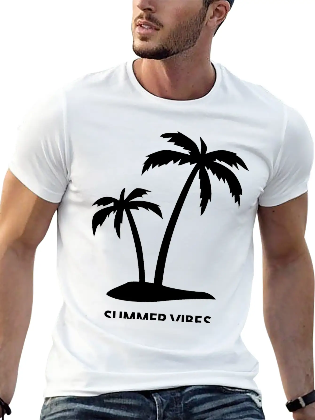 Summer Vibes Classic Fit Graphic Tee For Daily Comfort – Unisex Cotton Shirt