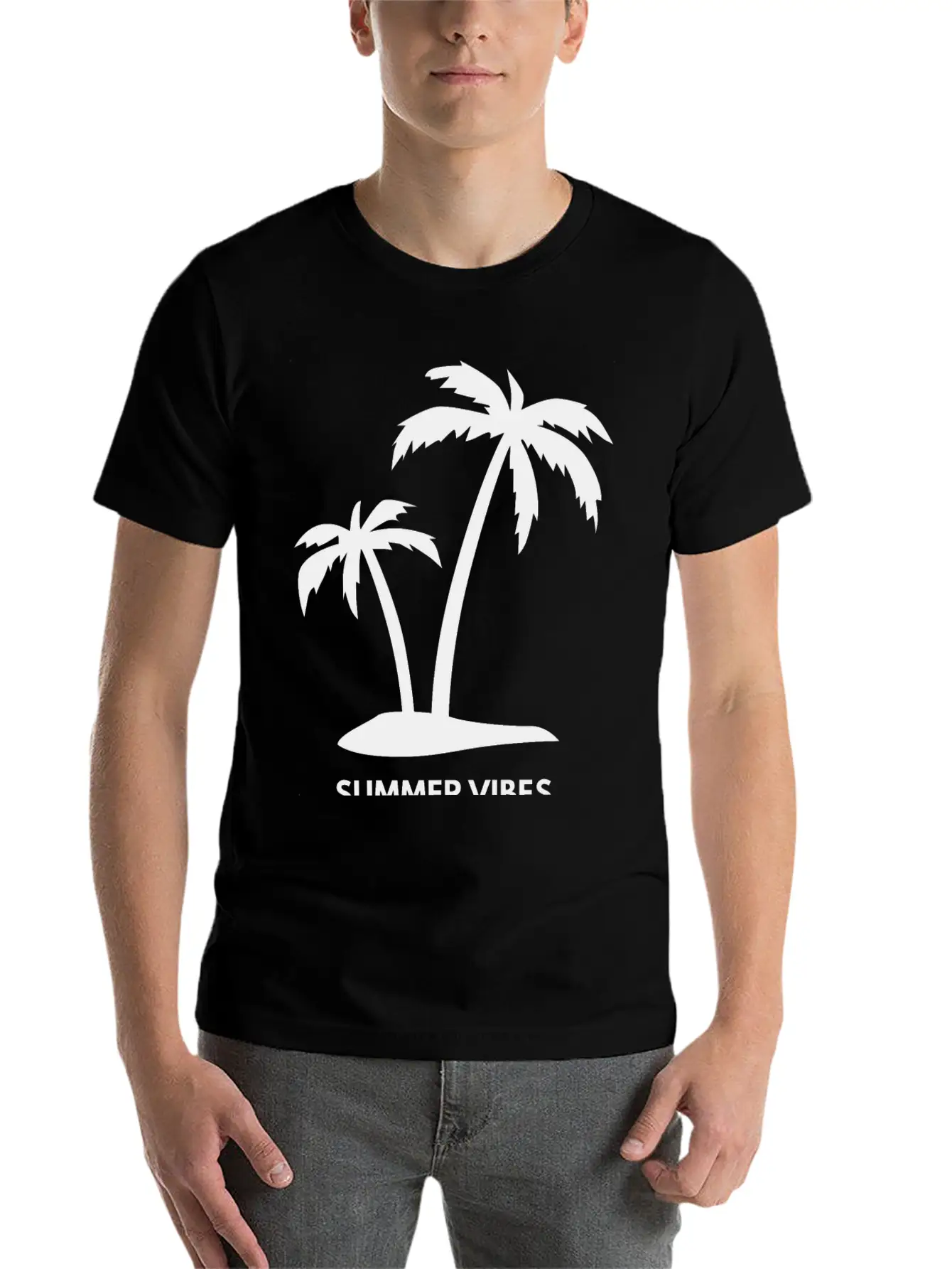Summer Vibes Classic Fit Graphic Tee For Daily Comfort – Unisex Cotton Shirt