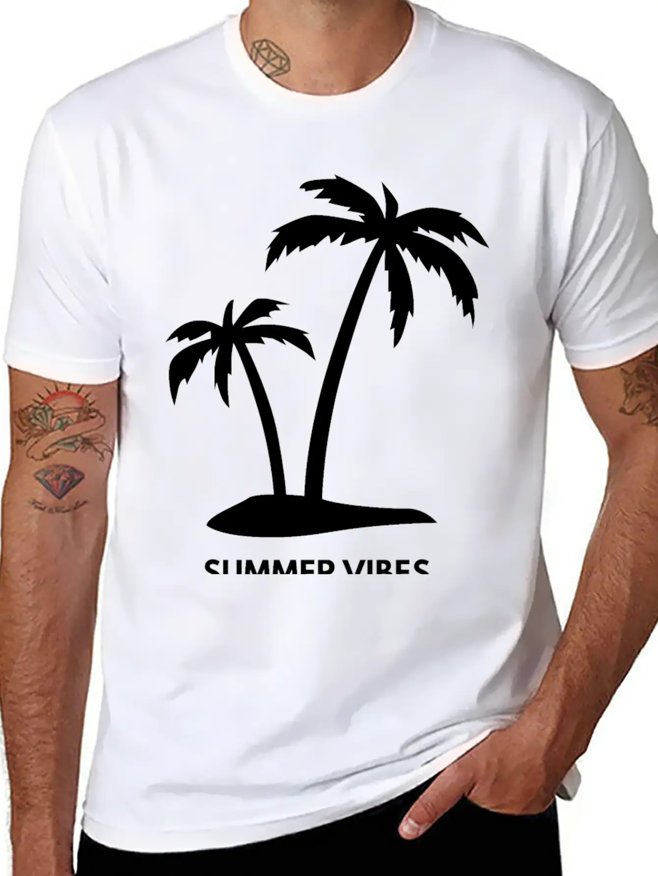 Summer Vibes Classic Fit Graphic Tee For Daily Comfort – Unisex Cotton Shirt