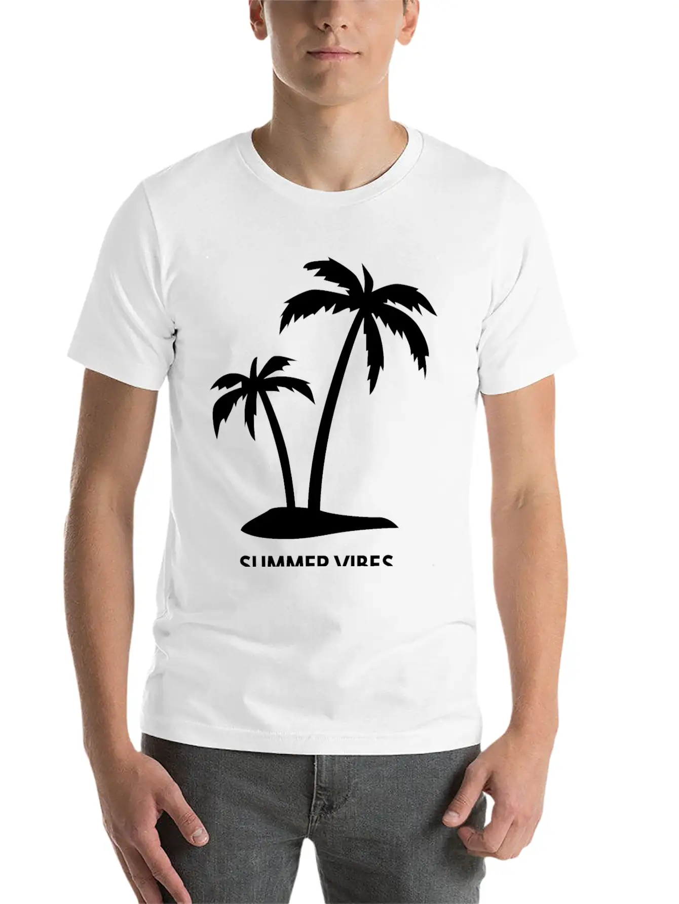 Summer Vibes Classic Fit Graphic Tee For Daily Comfort – Unisex Cotton Shirt