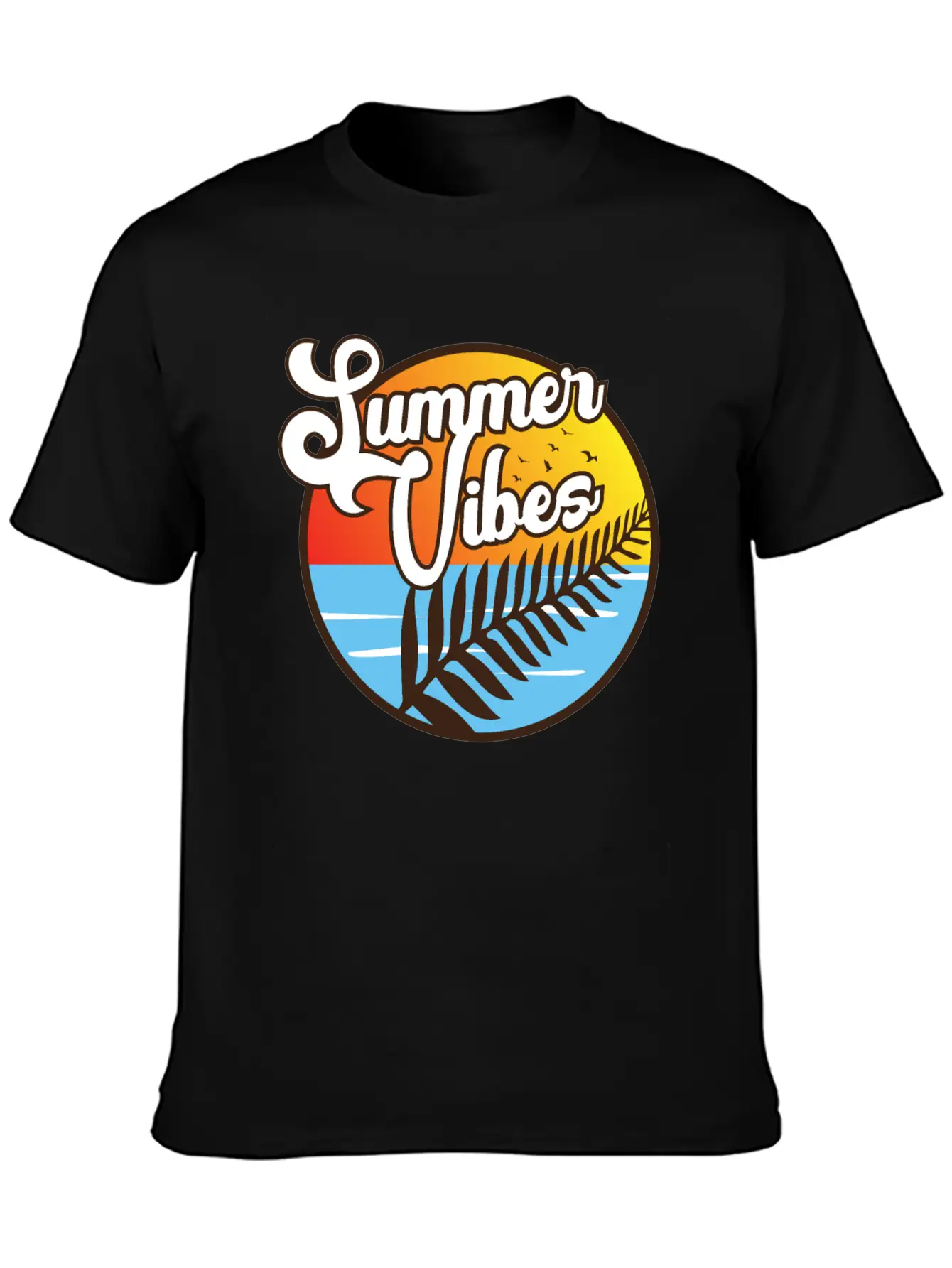 Summer Vibes Maori Silver Fern Polynesian Gift Modern Fit Casual T-Shirt – Clean And Versatile Design